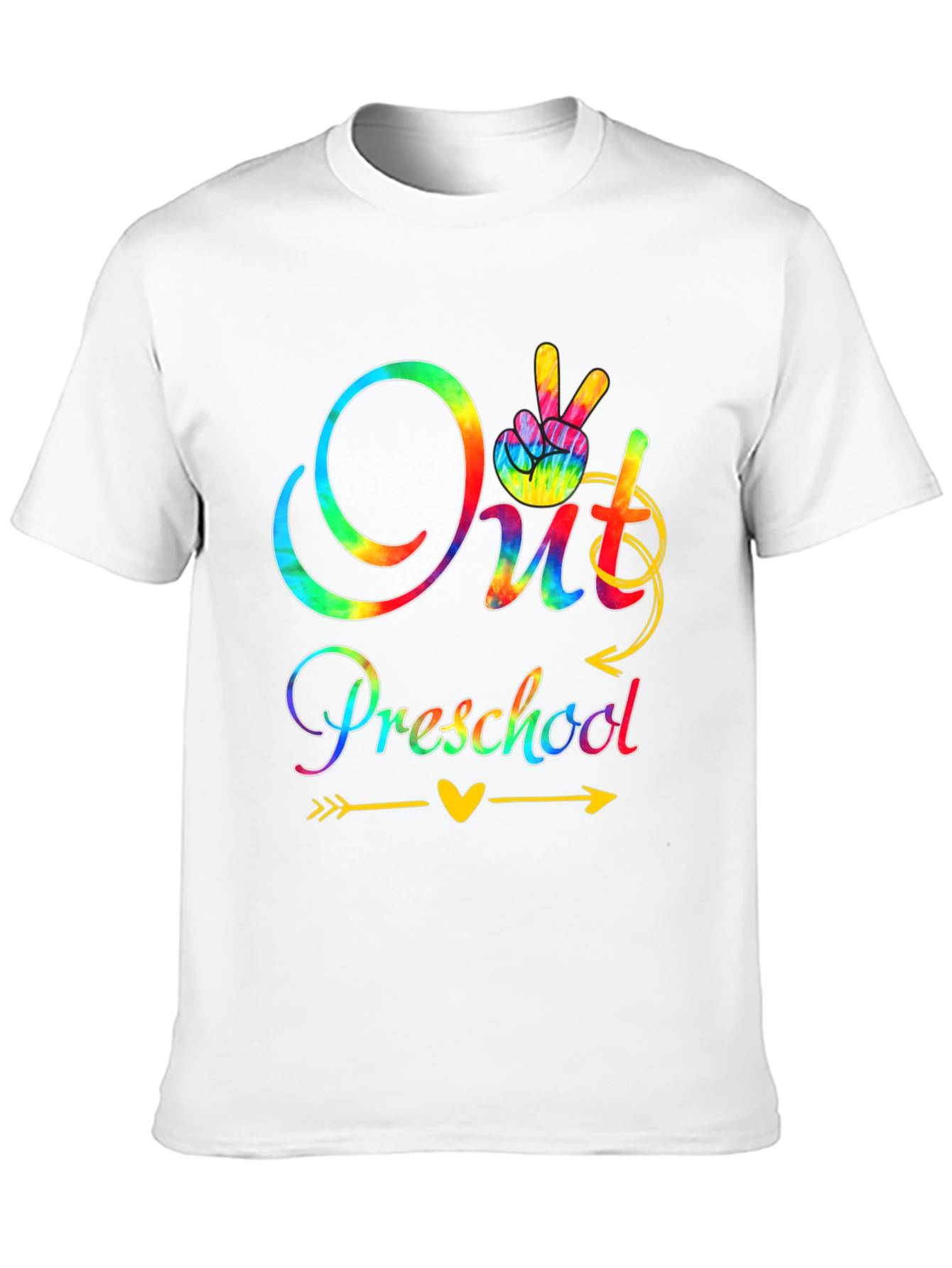 Out Preschool Tie Dye Graphic Tee