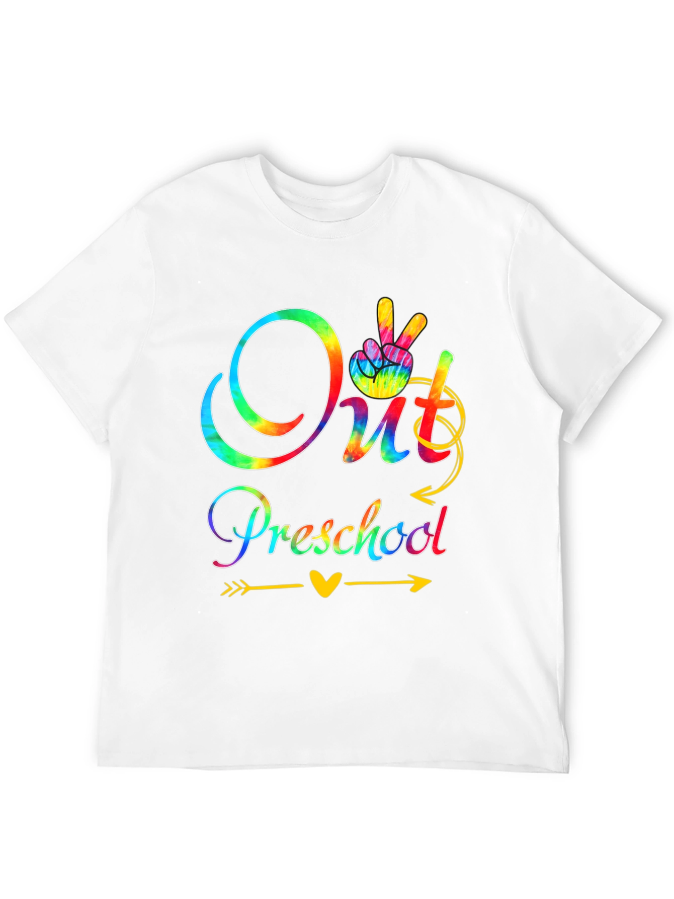 Out Preschool Tie Dye Graphic Tee