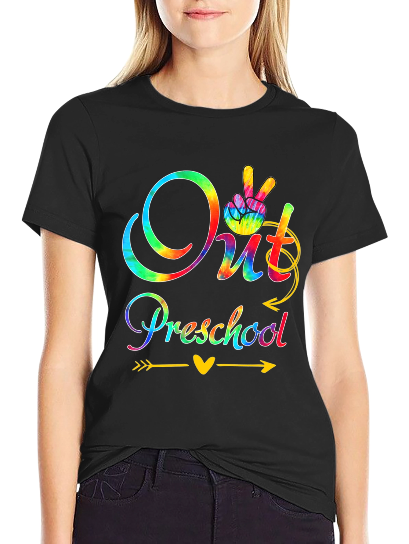 Out Preschool Tie Dye Graphic Tee
