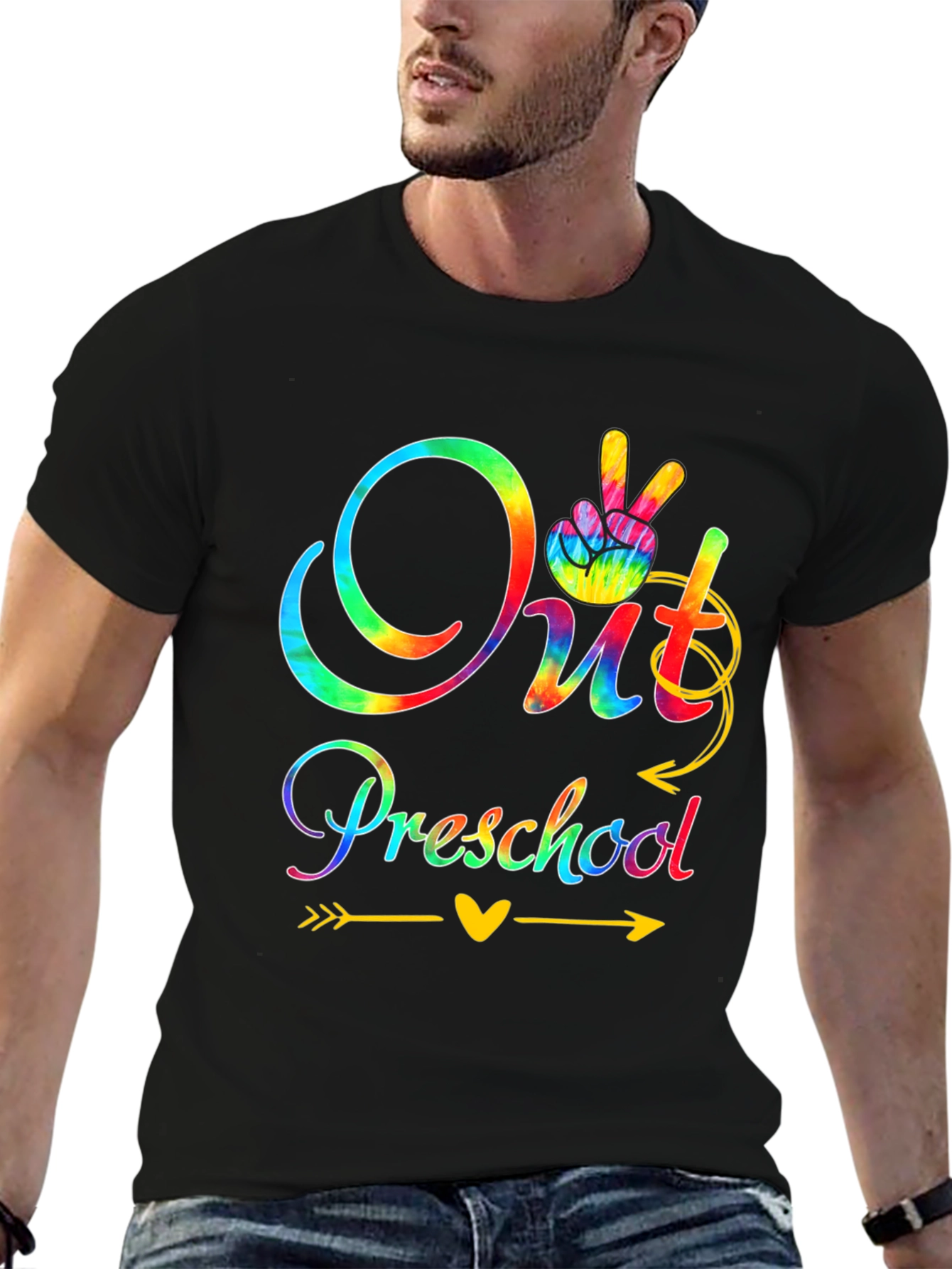 Out Preschool Tie Dye Graphic Tee