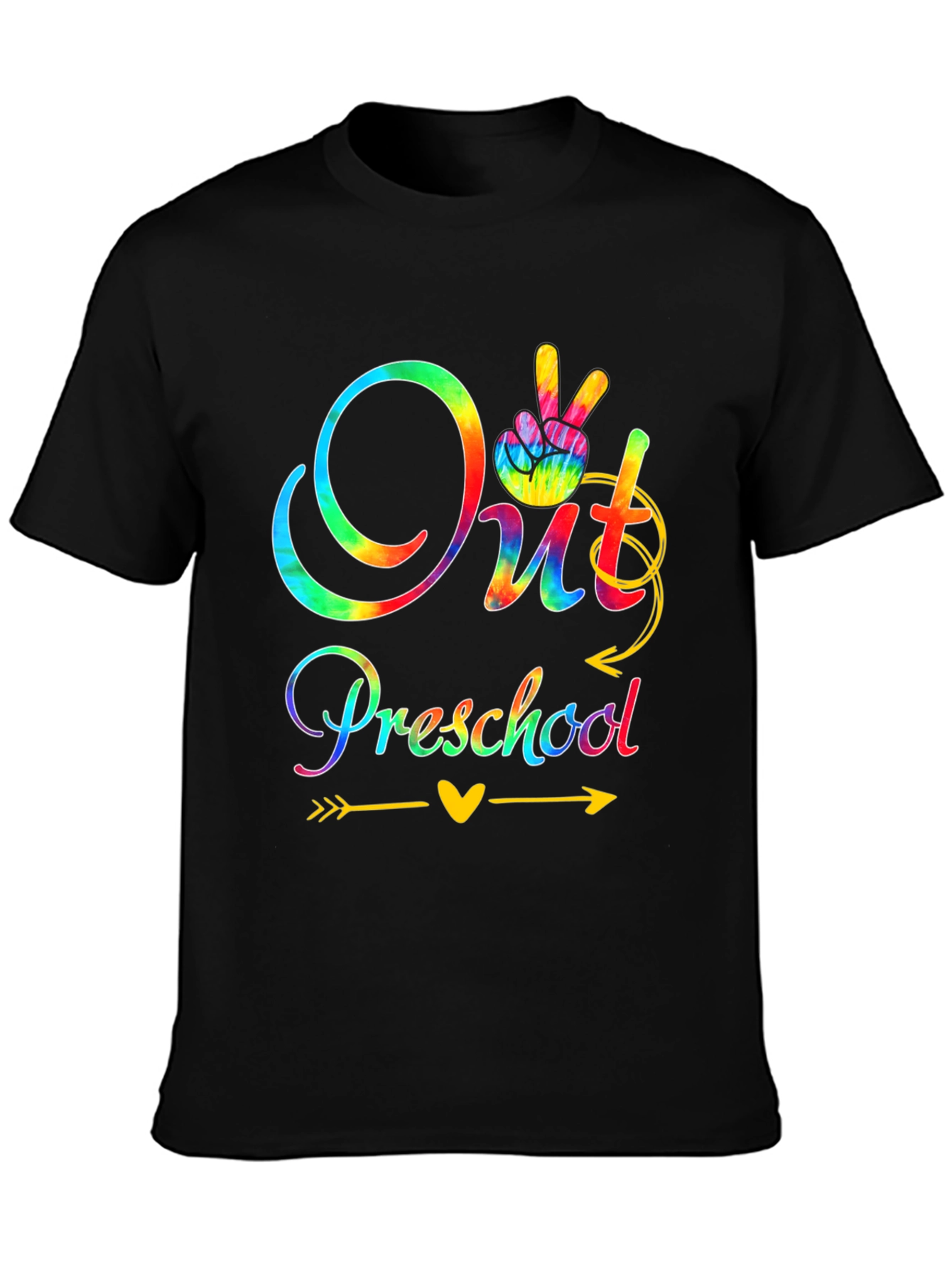 Out Preschool Tie Dye Graphic Tee