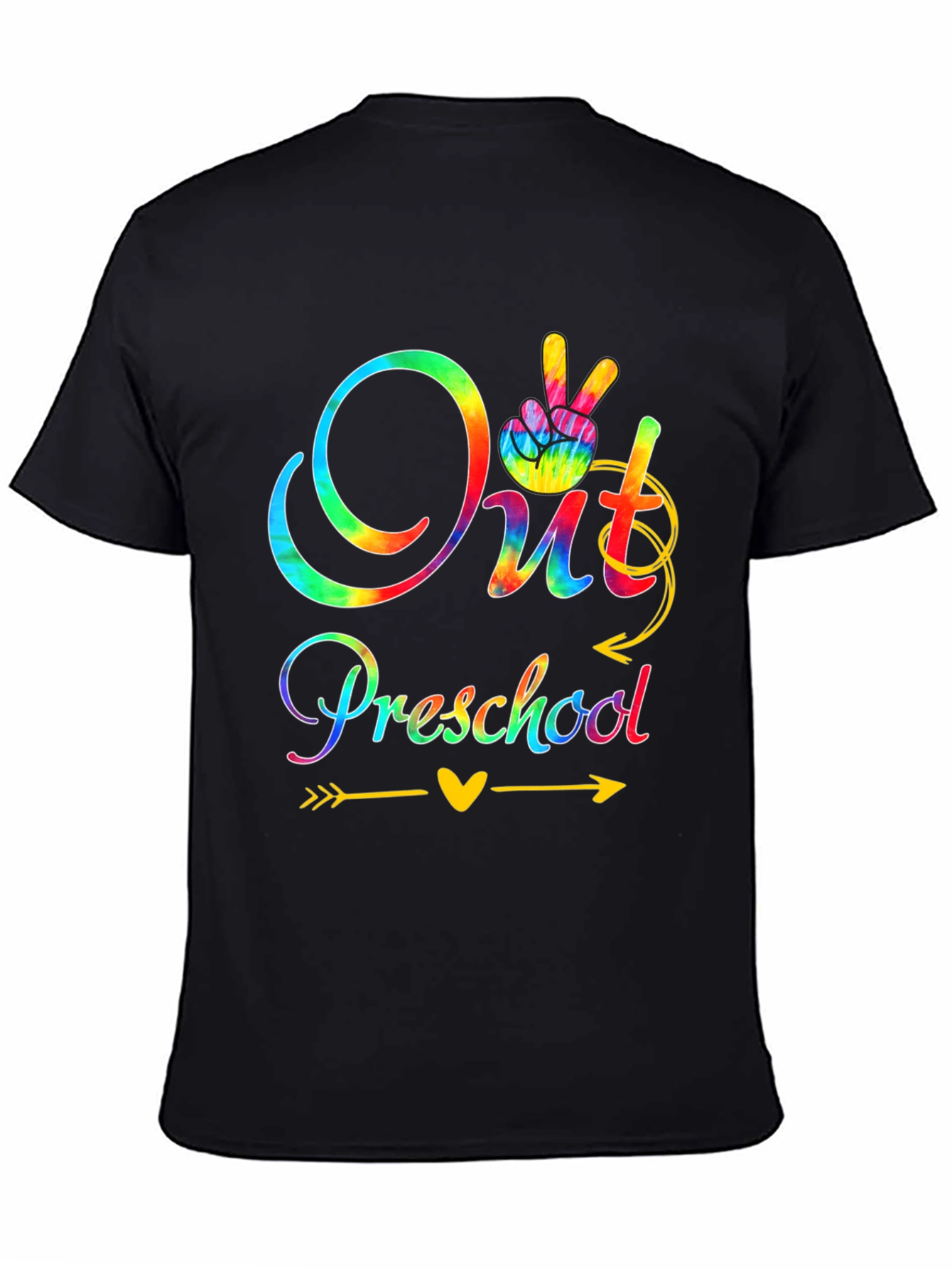 Out Preschool Tie Dye Graphic Tee