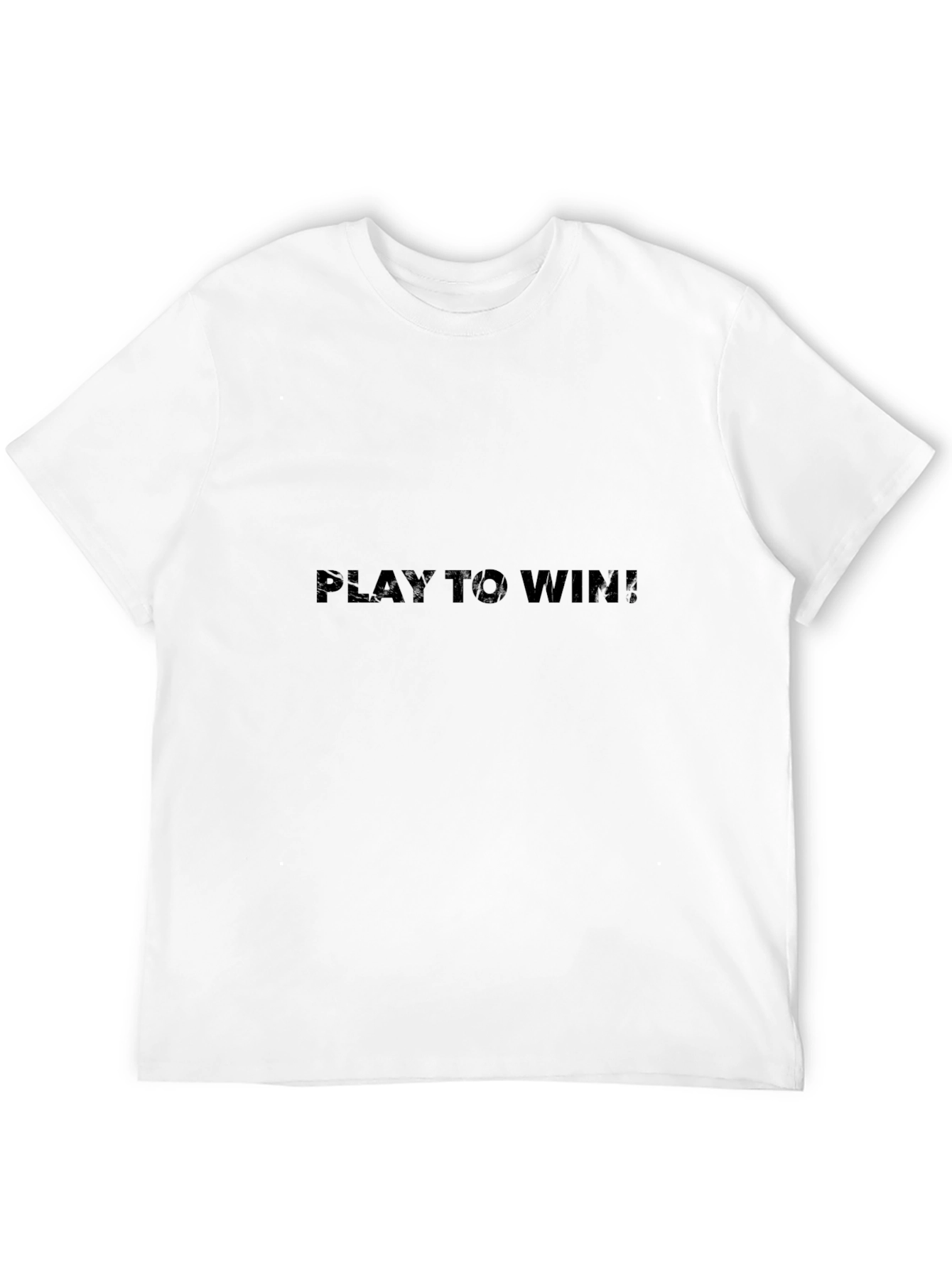 Play To Win Black Graphic Tee