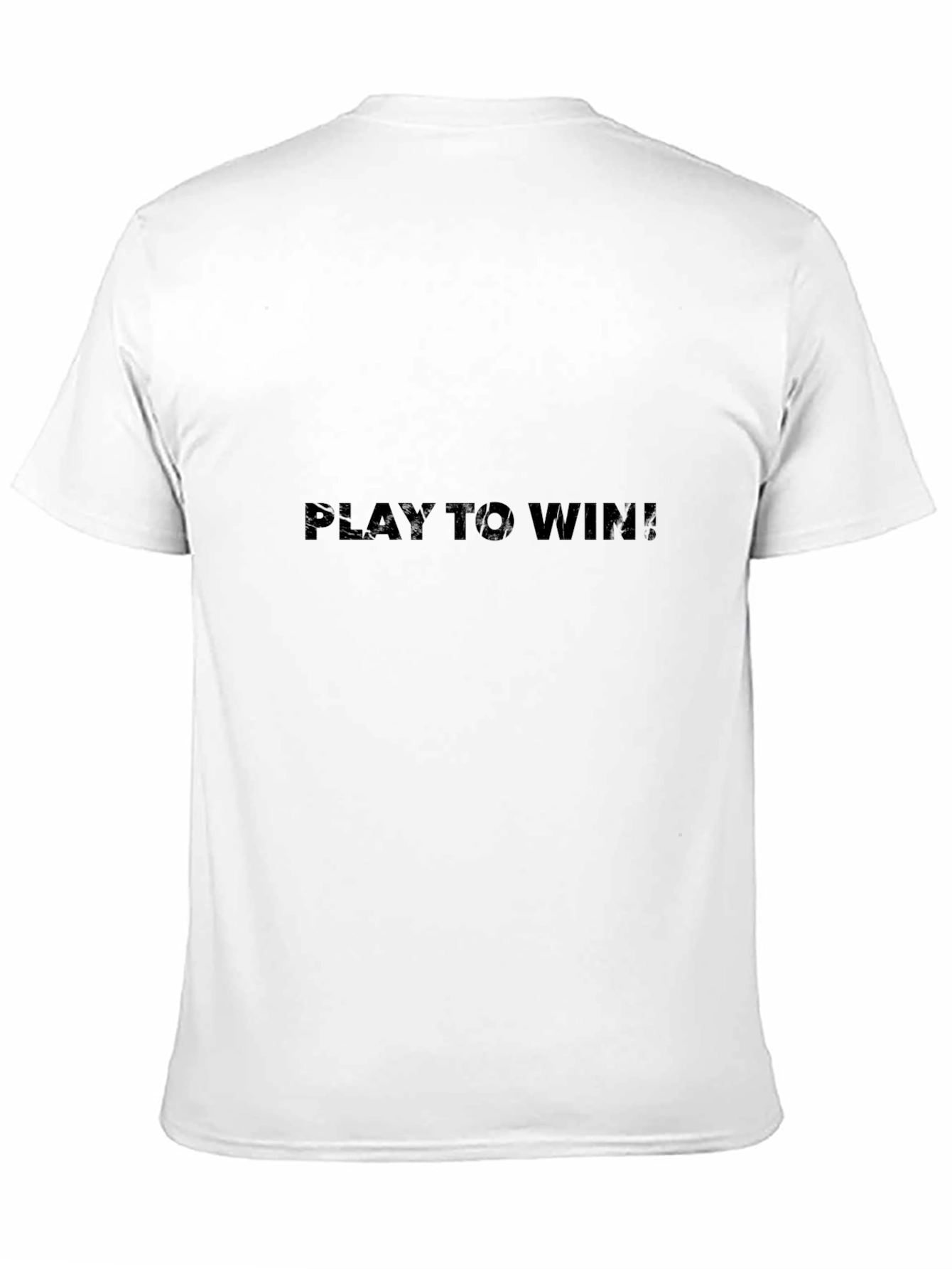 Play To Win Black Graphic Tee