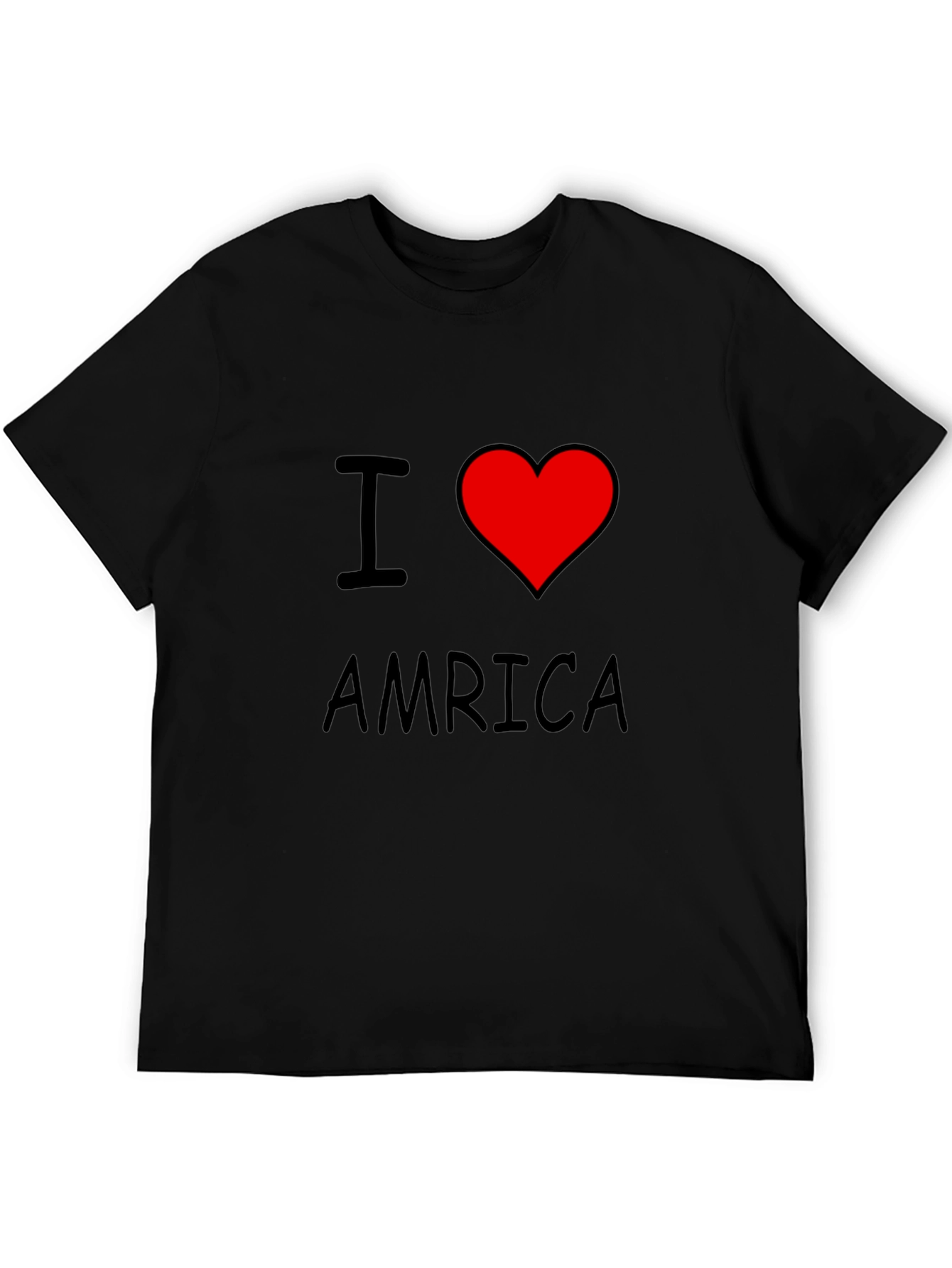 I Love America T-Shirt - Patriotic Graphic Tee