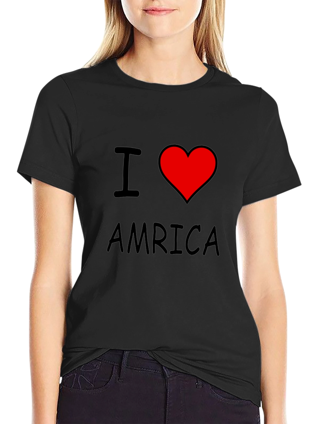I Love America T-Shirt - Patriotic Graphic Tee