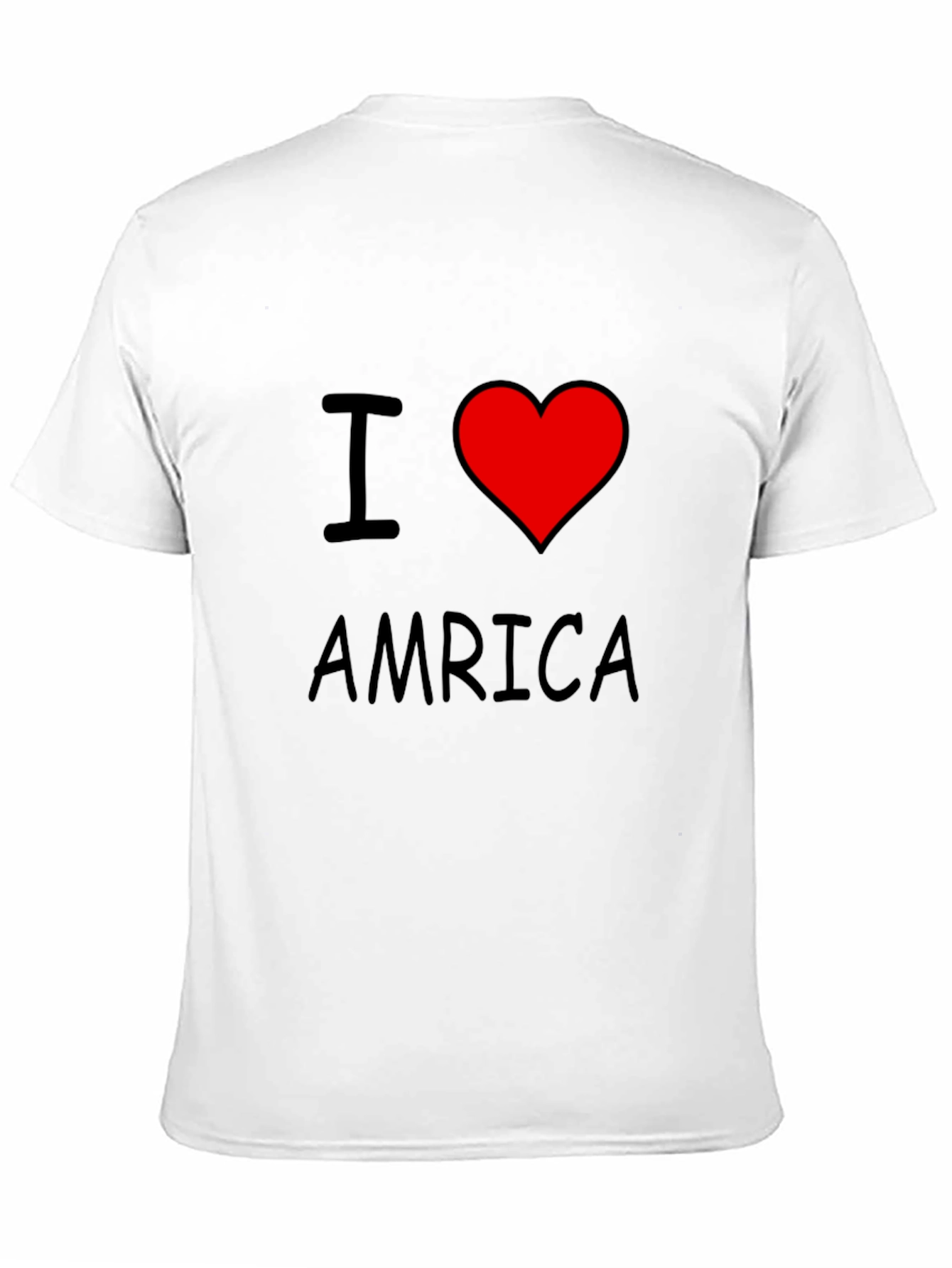 I Love America T-Shirt - Patriotic Graphic Tee