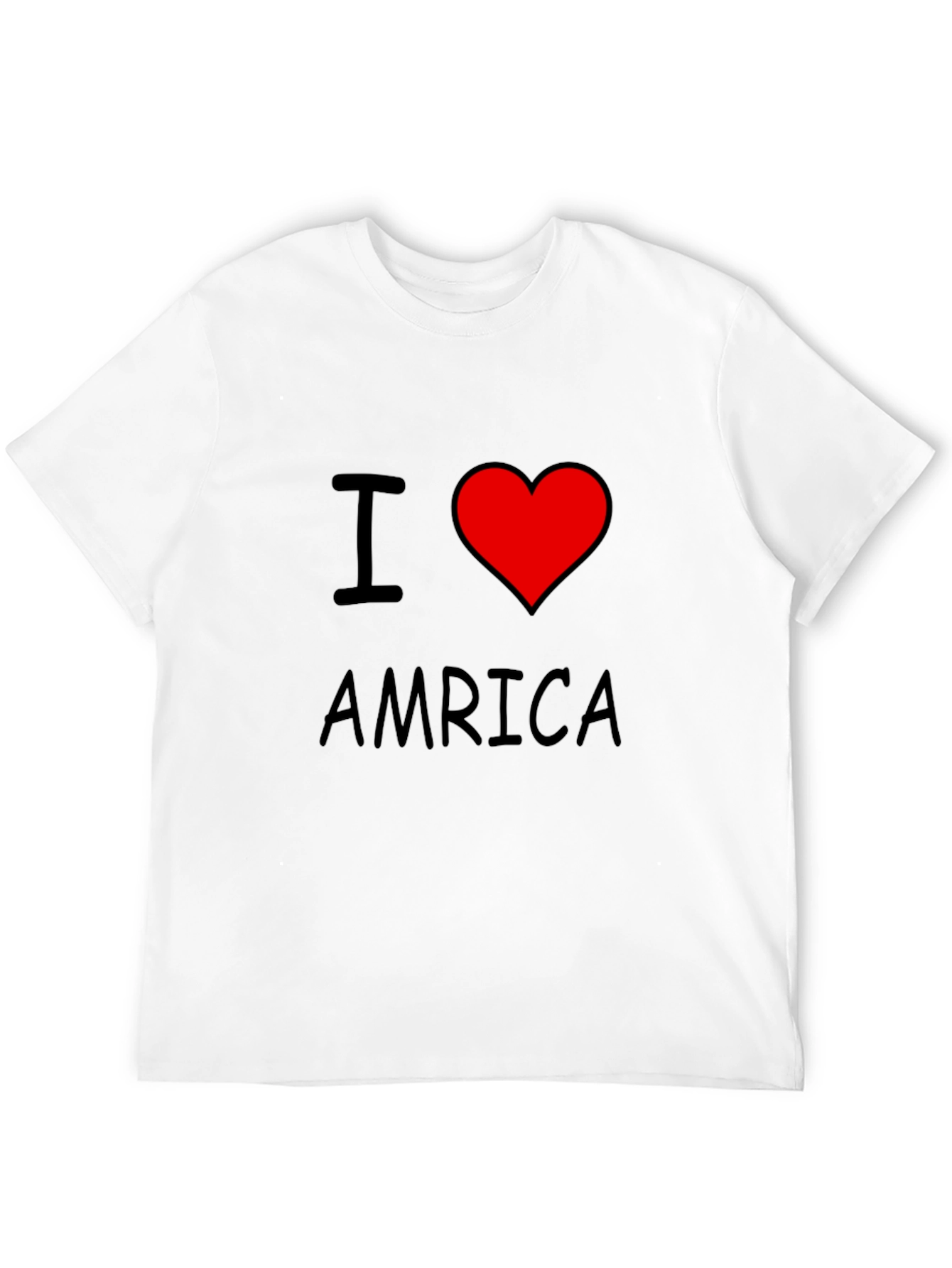 I Love America T-Shirt - Patriotic Graphic Tee