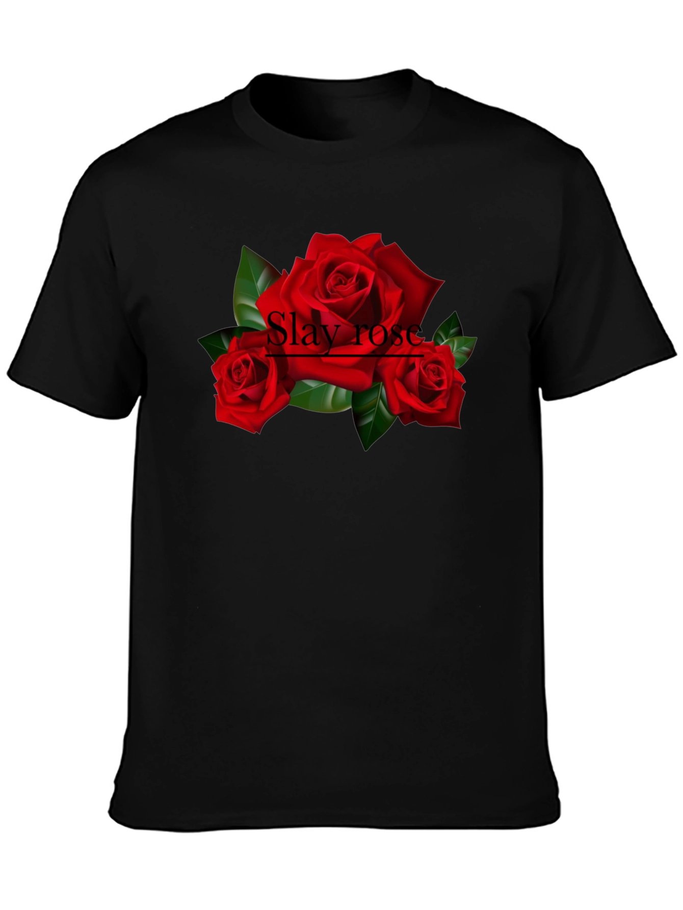 Slay Rose Graphic T-Shirt