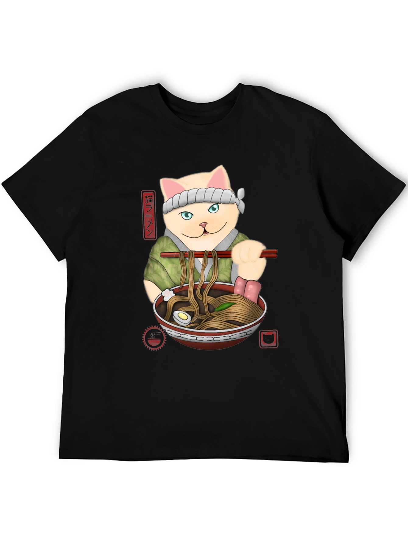 Cat Ramen T-Shirt - Unique Graphic Tee