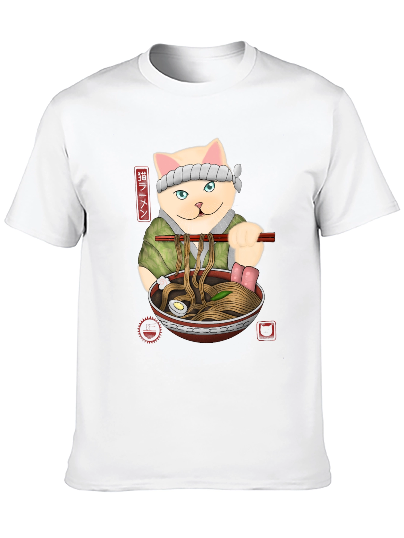 Cat Ramen T-Shirt - Unique Graphic Tee