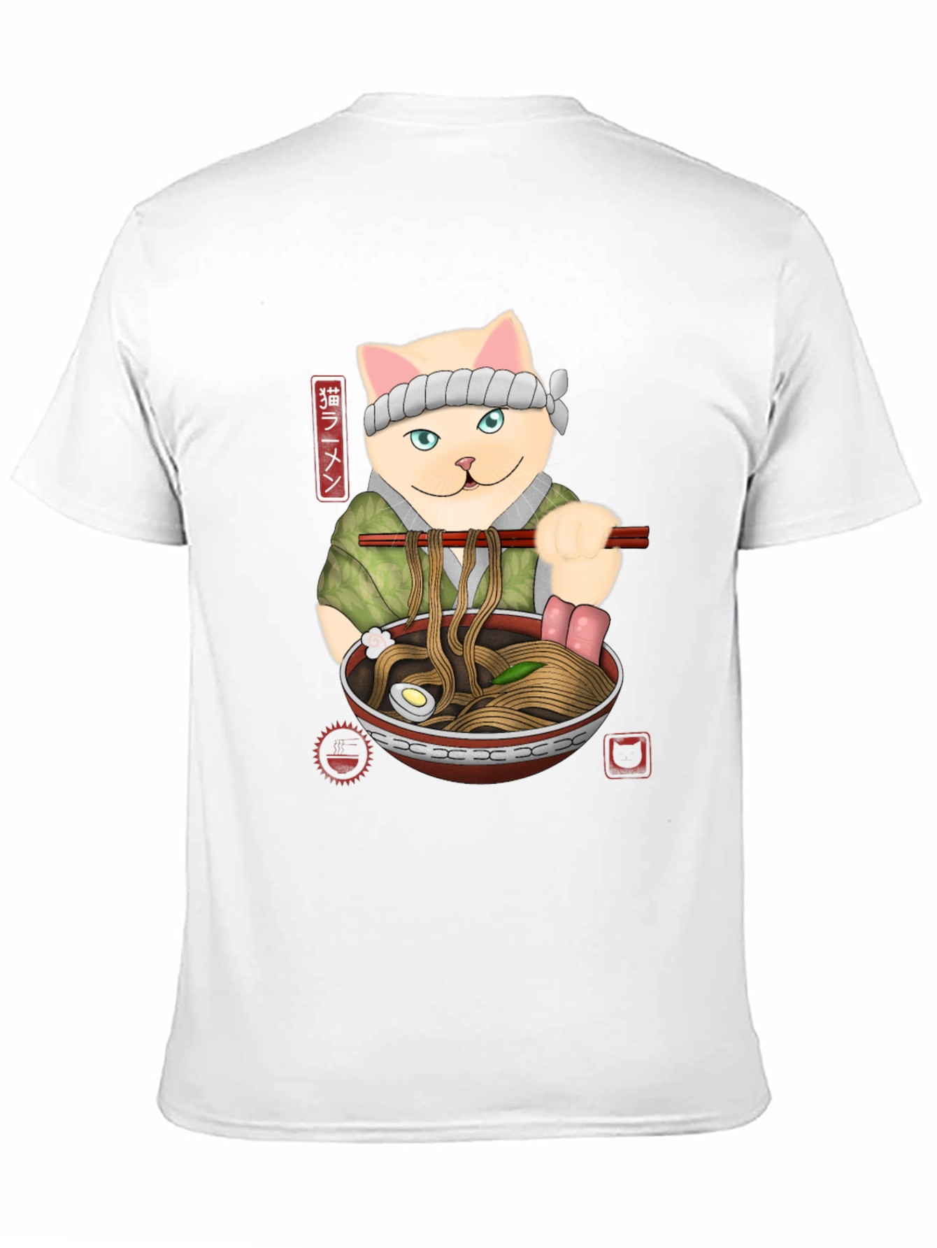 Cat Ramen T-Shirt - Unique Graphic Tee