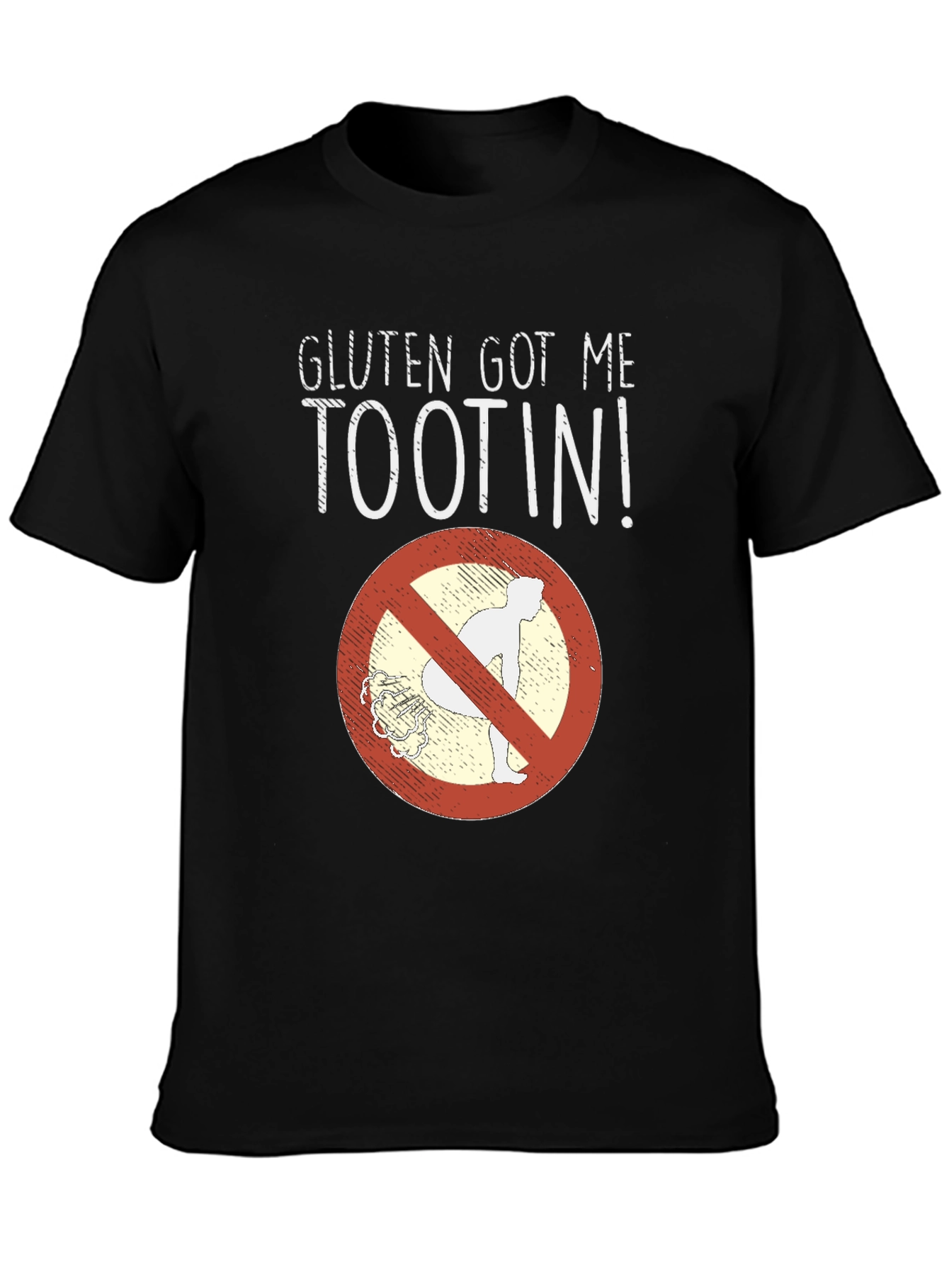 Gluten Got Me Tootin Graphic T-Shirt