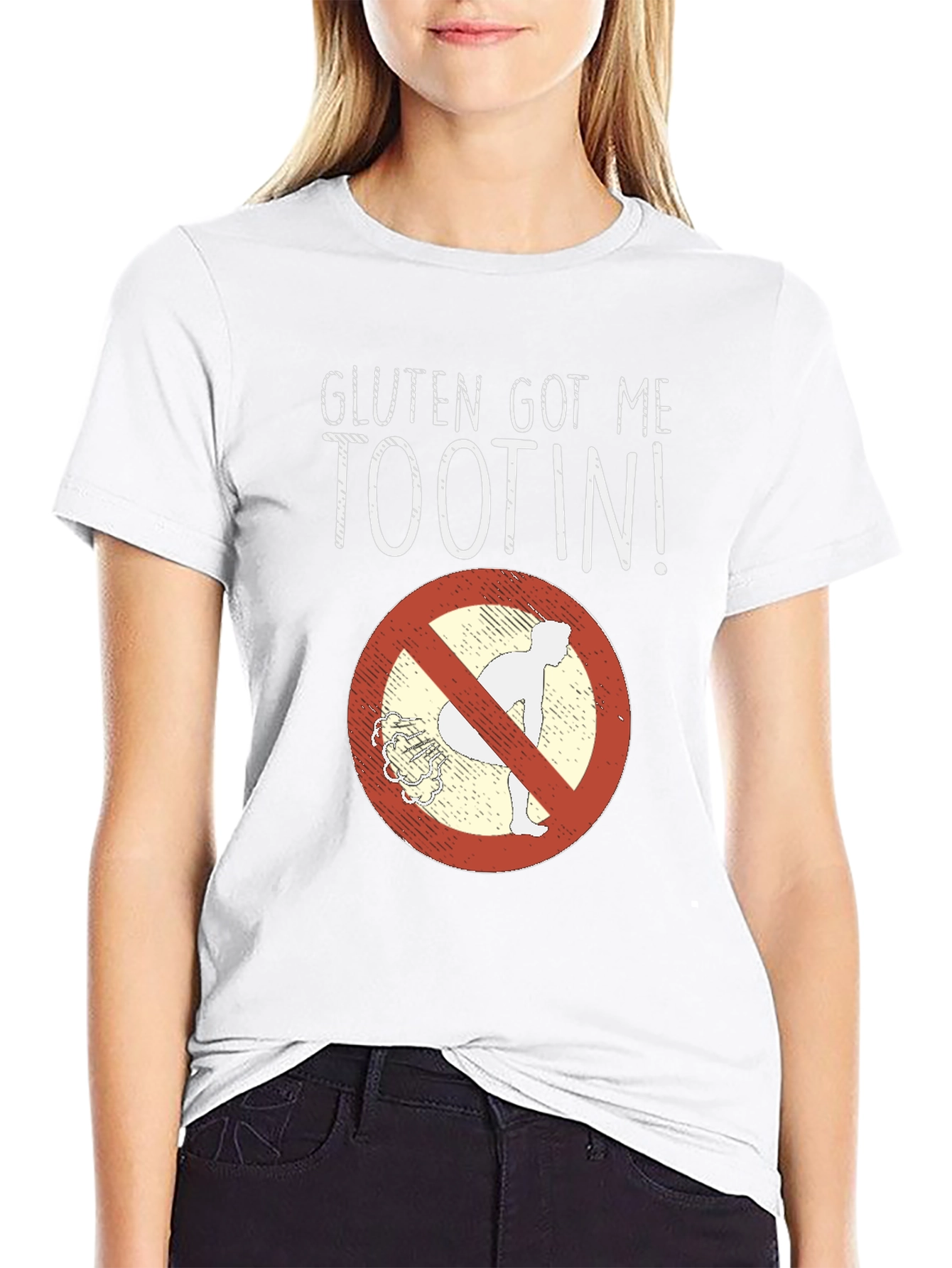 Gluten Got Me Tootin Graphic T-Shirt
