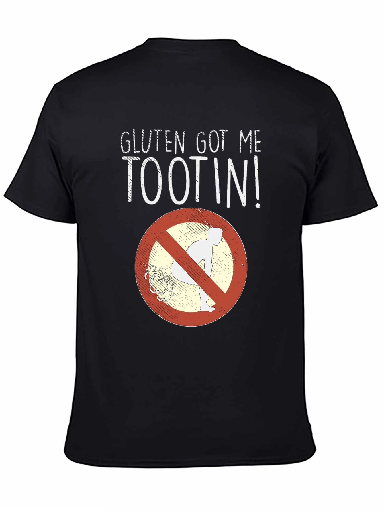Gluten Got Me Tootin Graphic T-Shirt