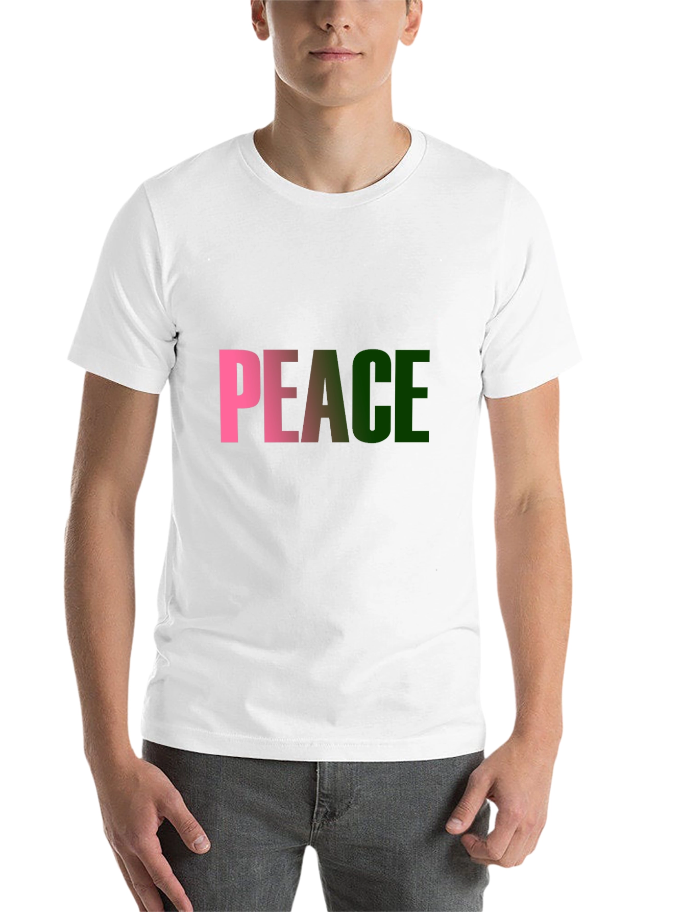 Peace T-Shirt - Black Cotton Blend Tee