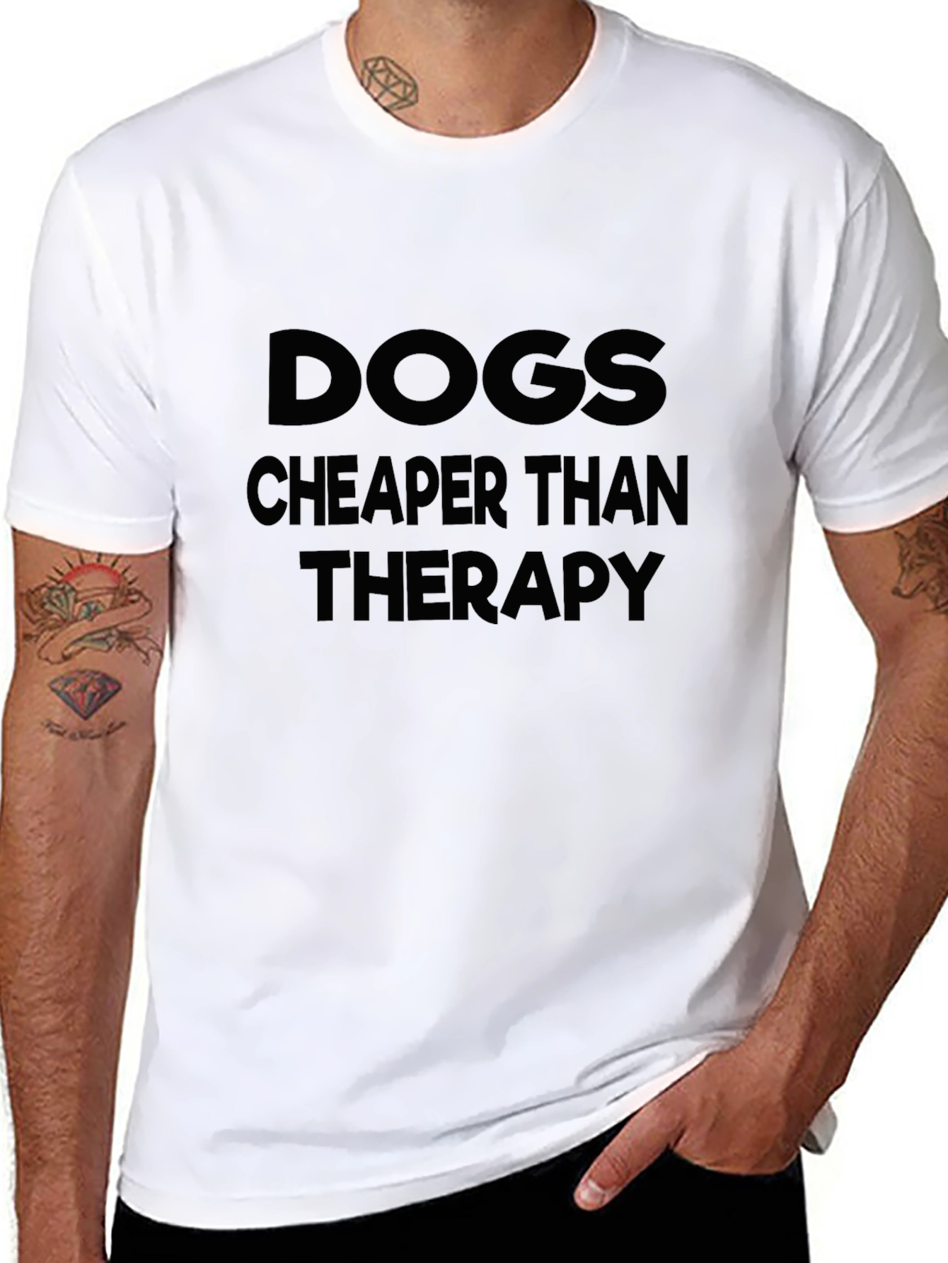 Dogs Cheaper Than Therapy T-Shirt