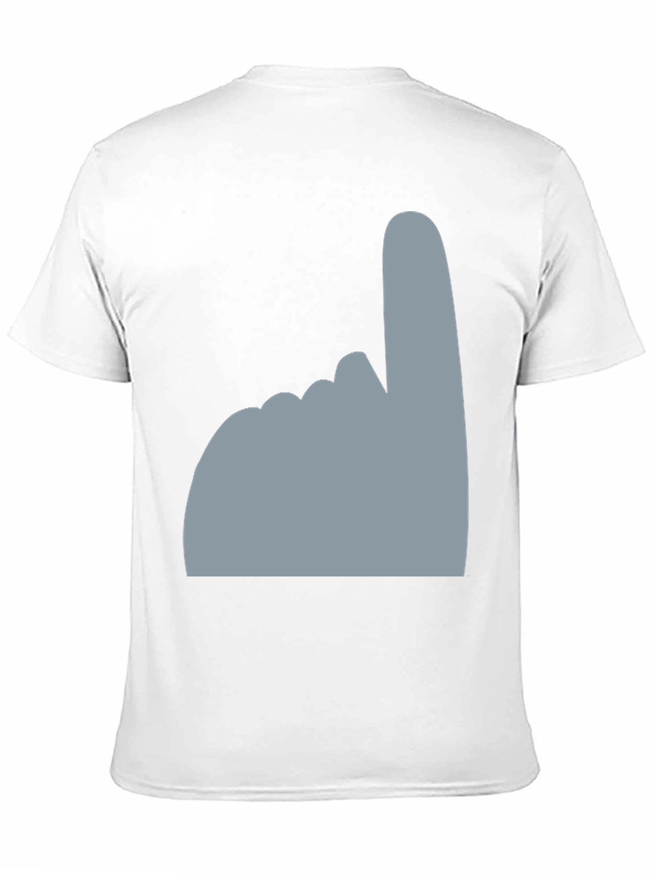 Novelty Number One Hand Black T-Shirt