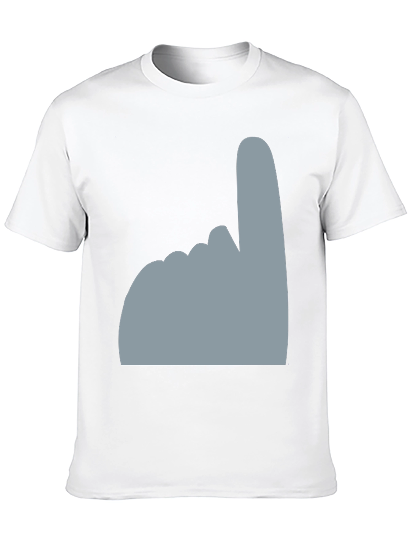 Novelty Number One Hand Black T-Shirt