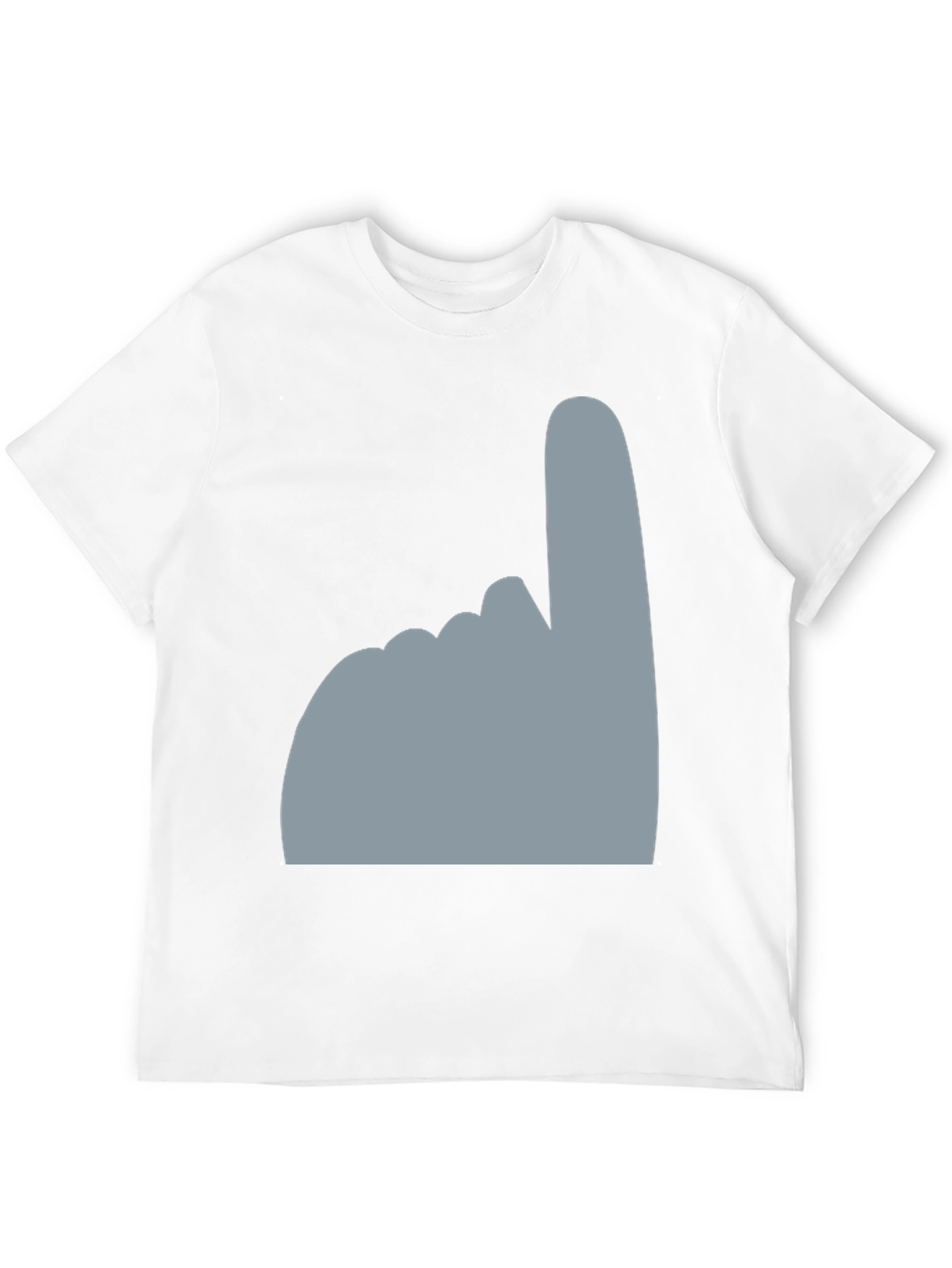 Novelty Number One Hand Black T-Shirt