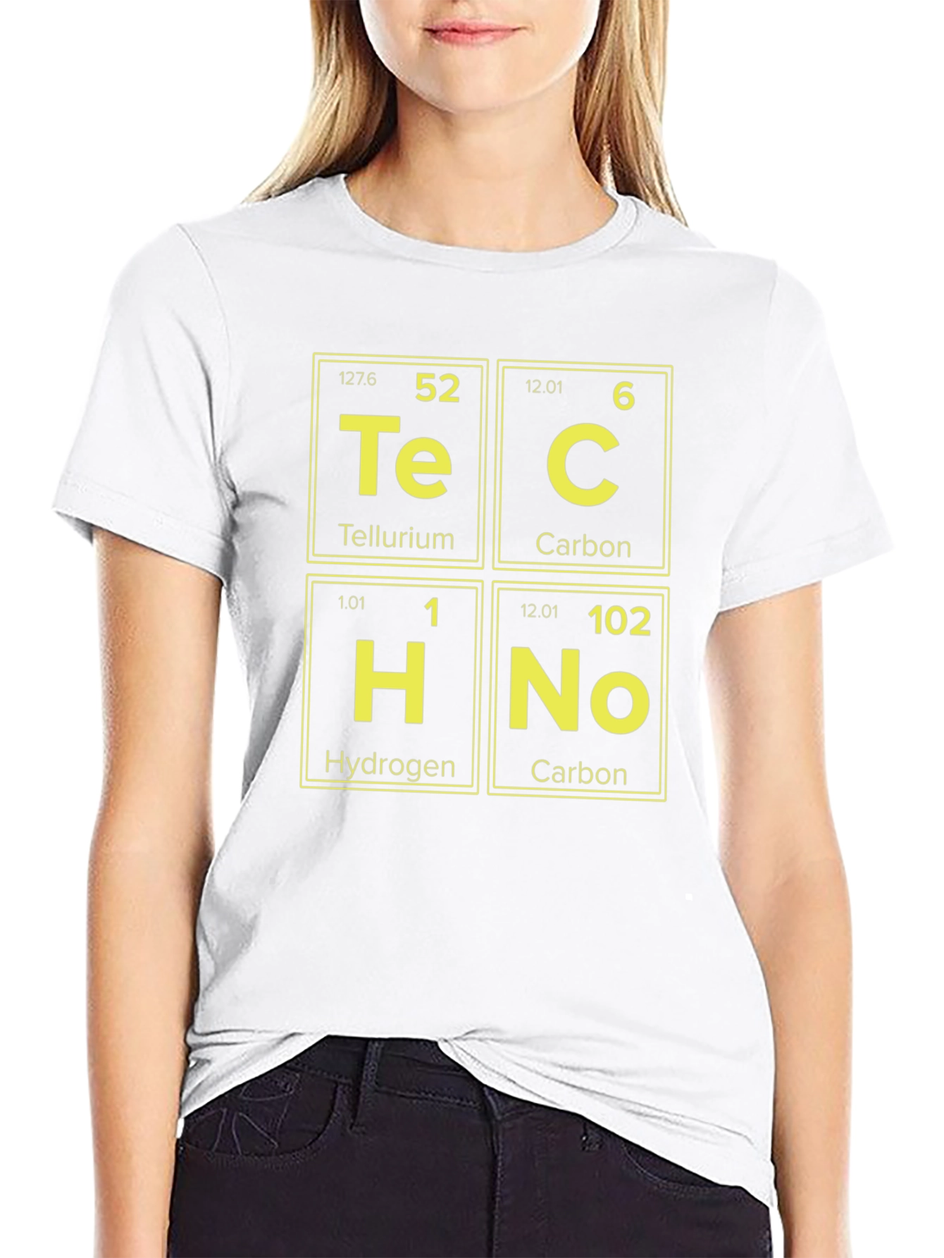 Techno Periodic Elements Graphic Tee