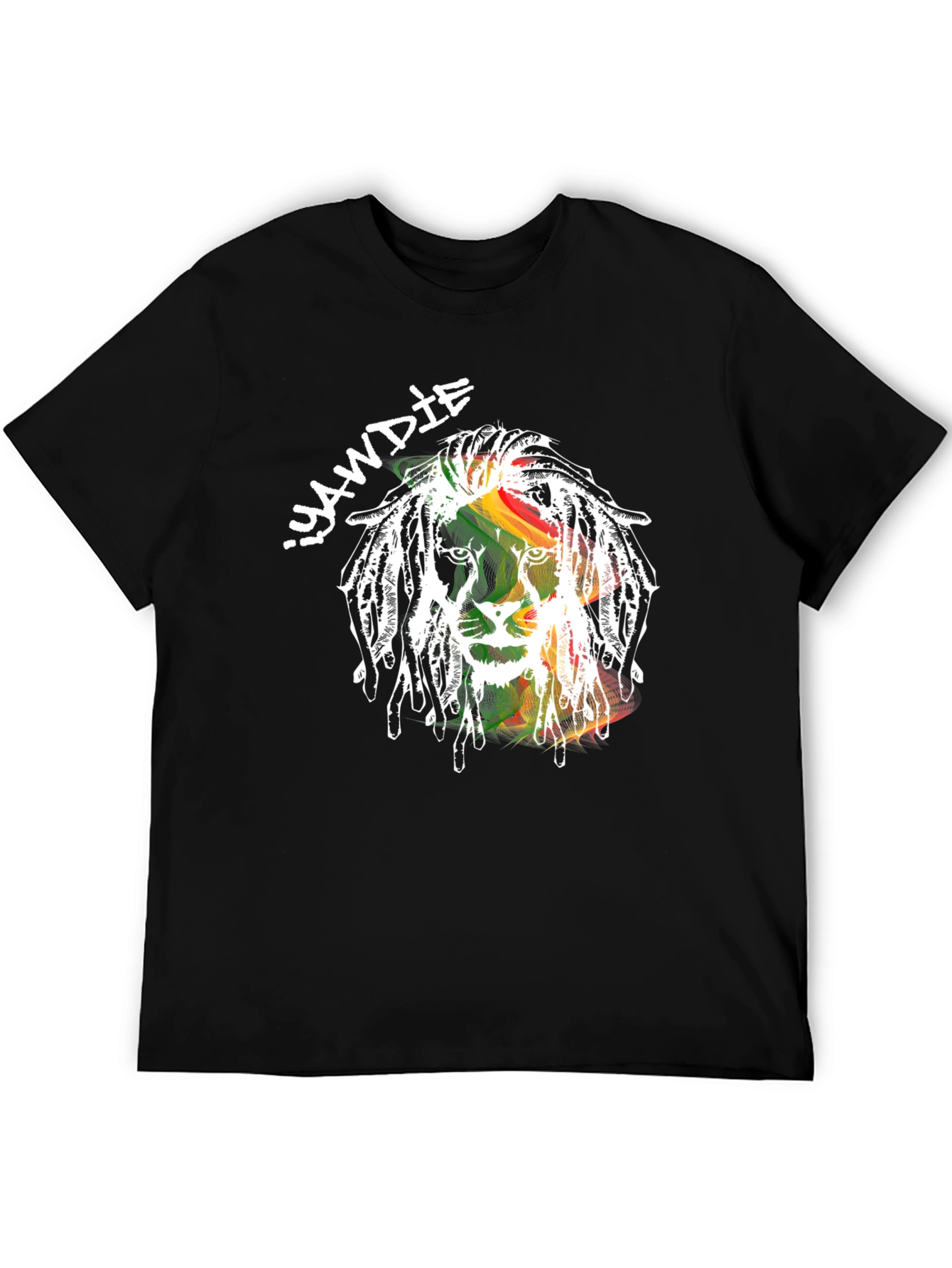 Rasta Lion IYAWDIE Graphic T-Shirt