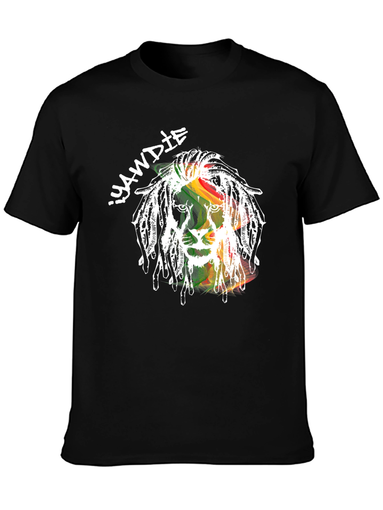 Rasta Lion IYAWDIE Graphic T-Shirt