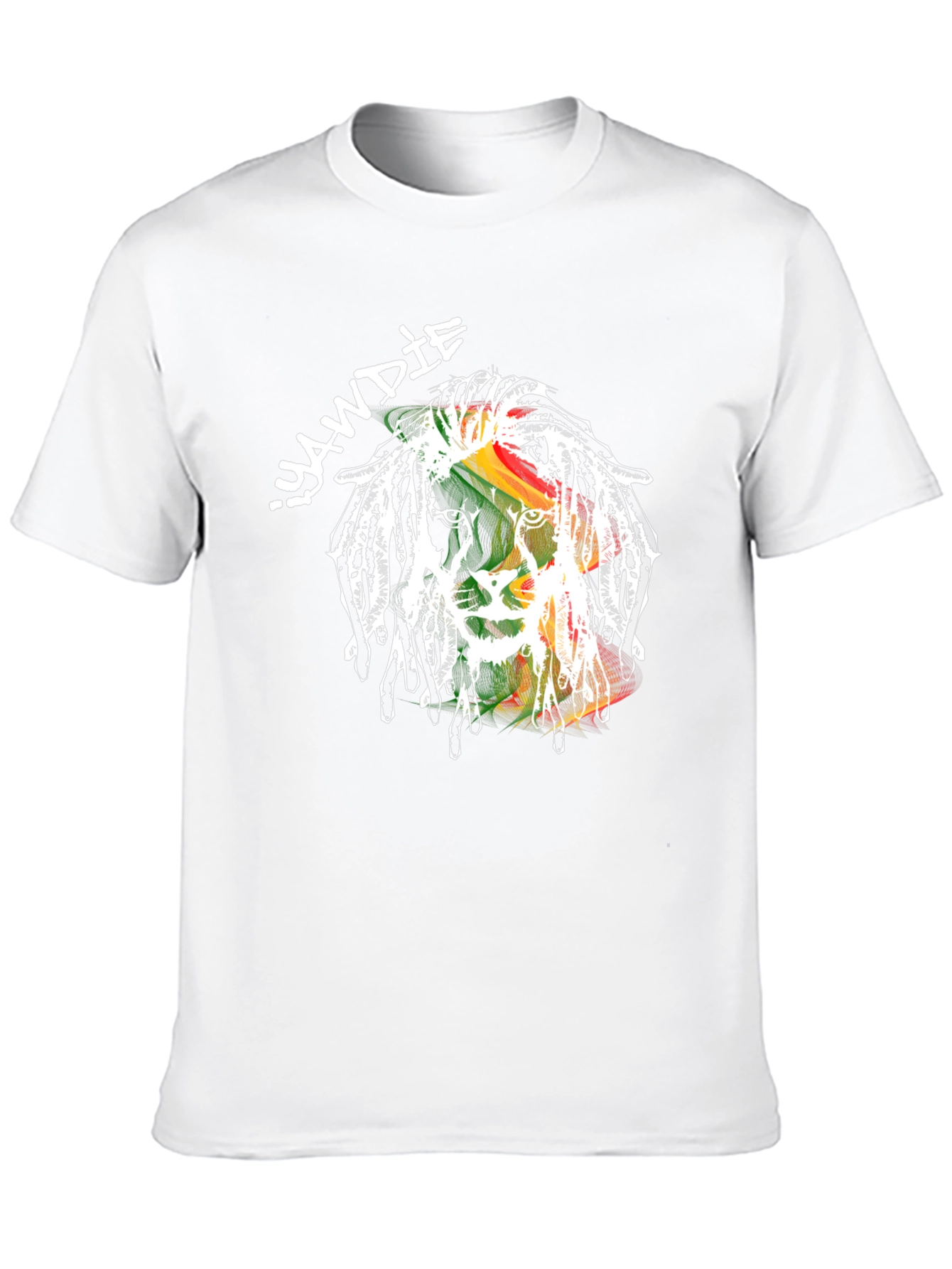 Rasta Lion IYAWDIE Graphic T-Shirt