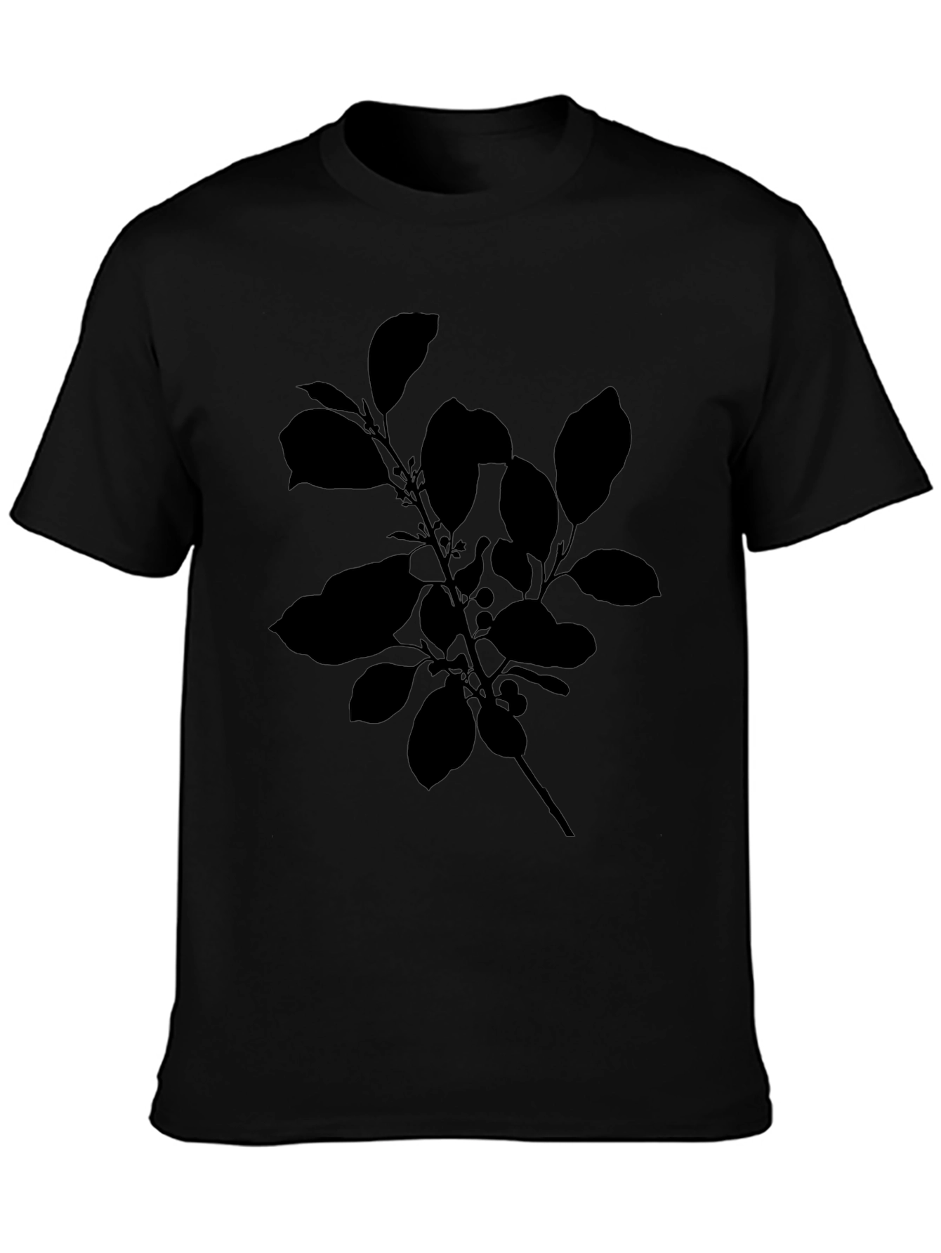 Black Plant Graphic Tee