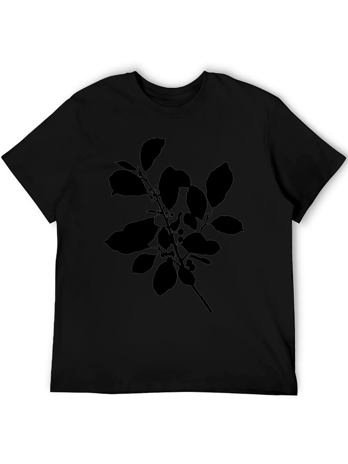 Black Plant Graphic Tee