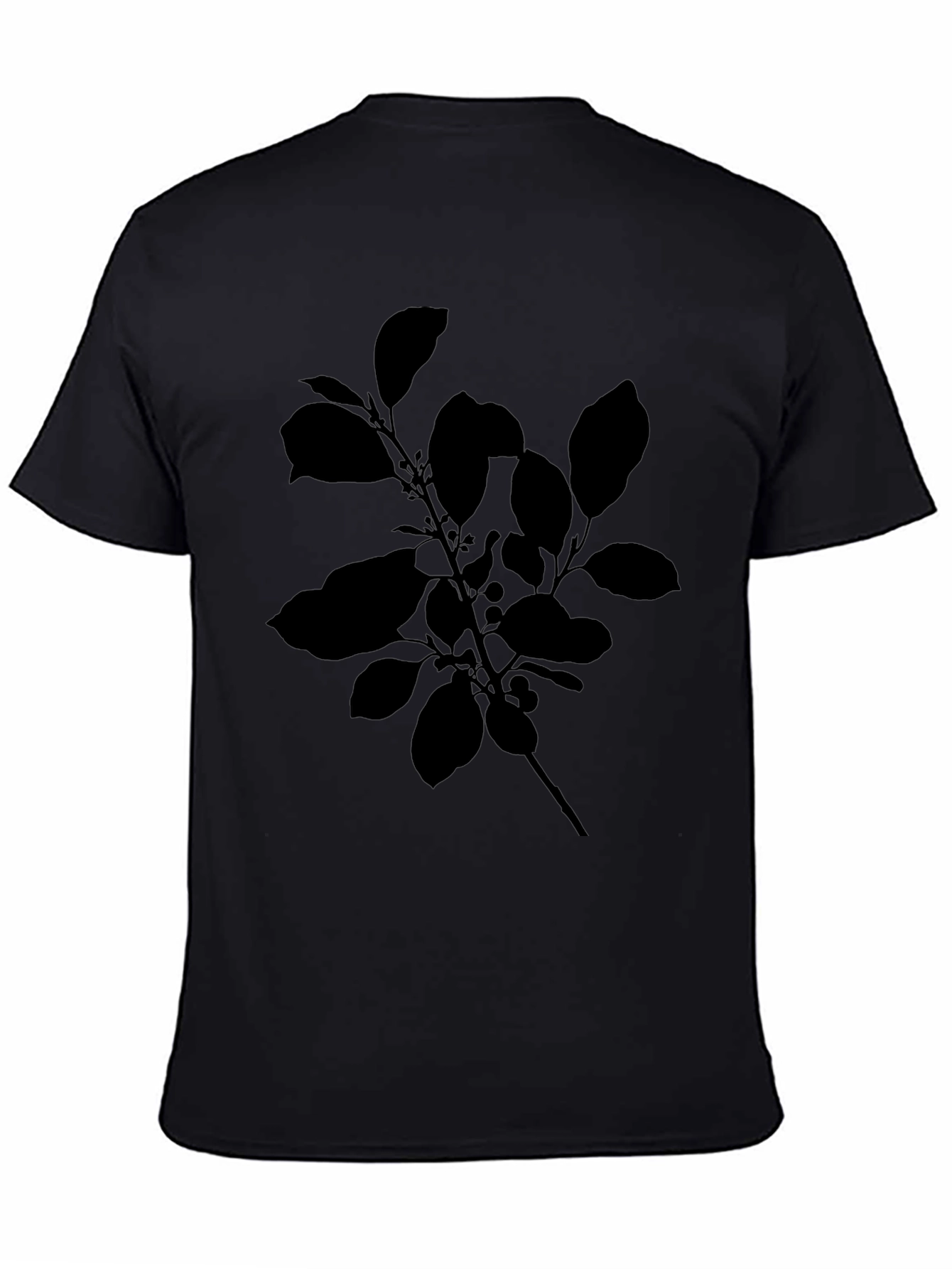 Black Plant Graphic Tee