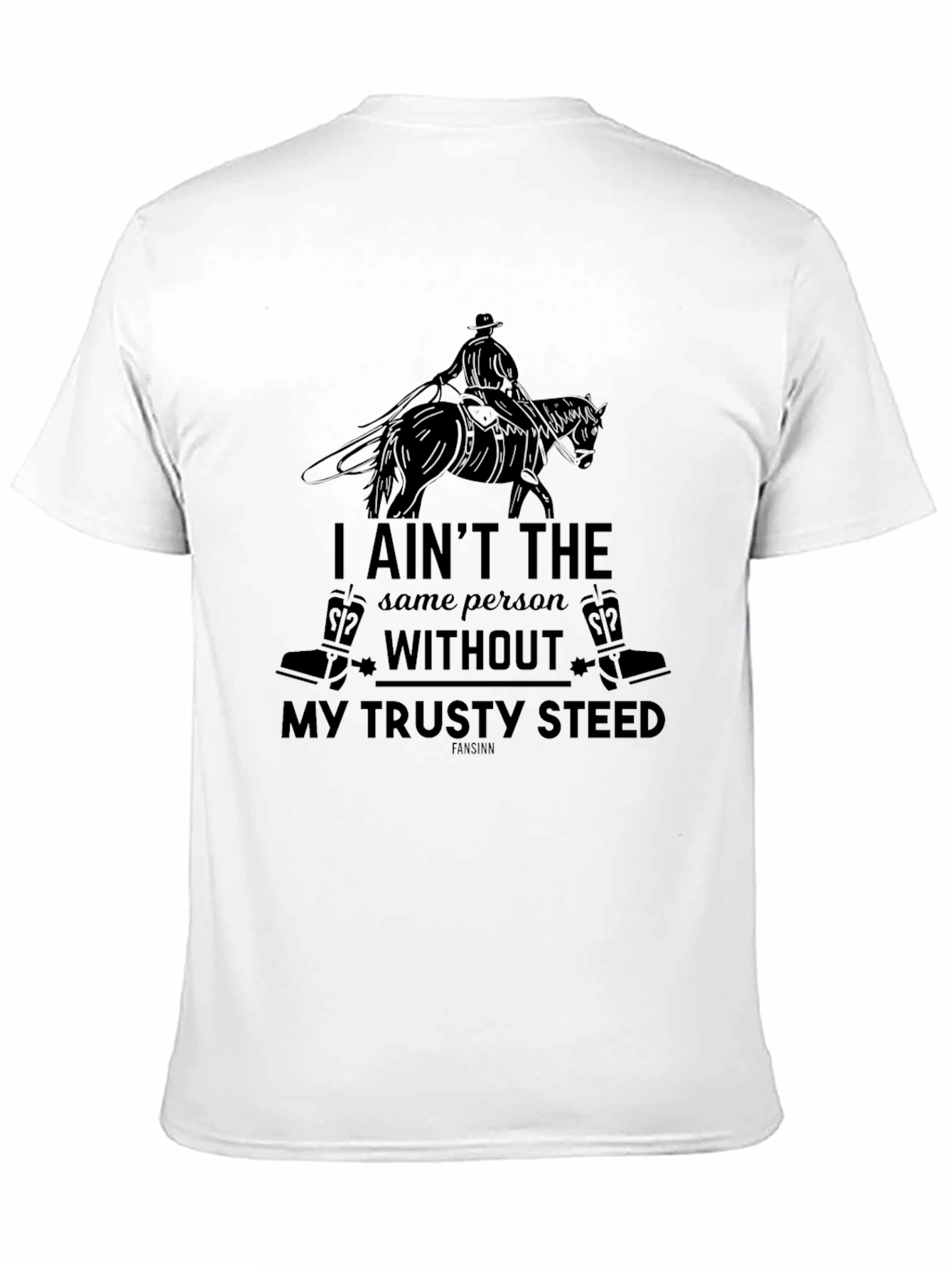 Cowboy & Horse Graphic T-Shirt