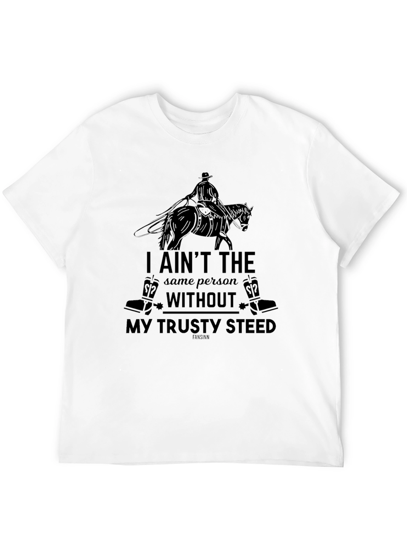 Cowboy & Horse Graphic T-Shirt