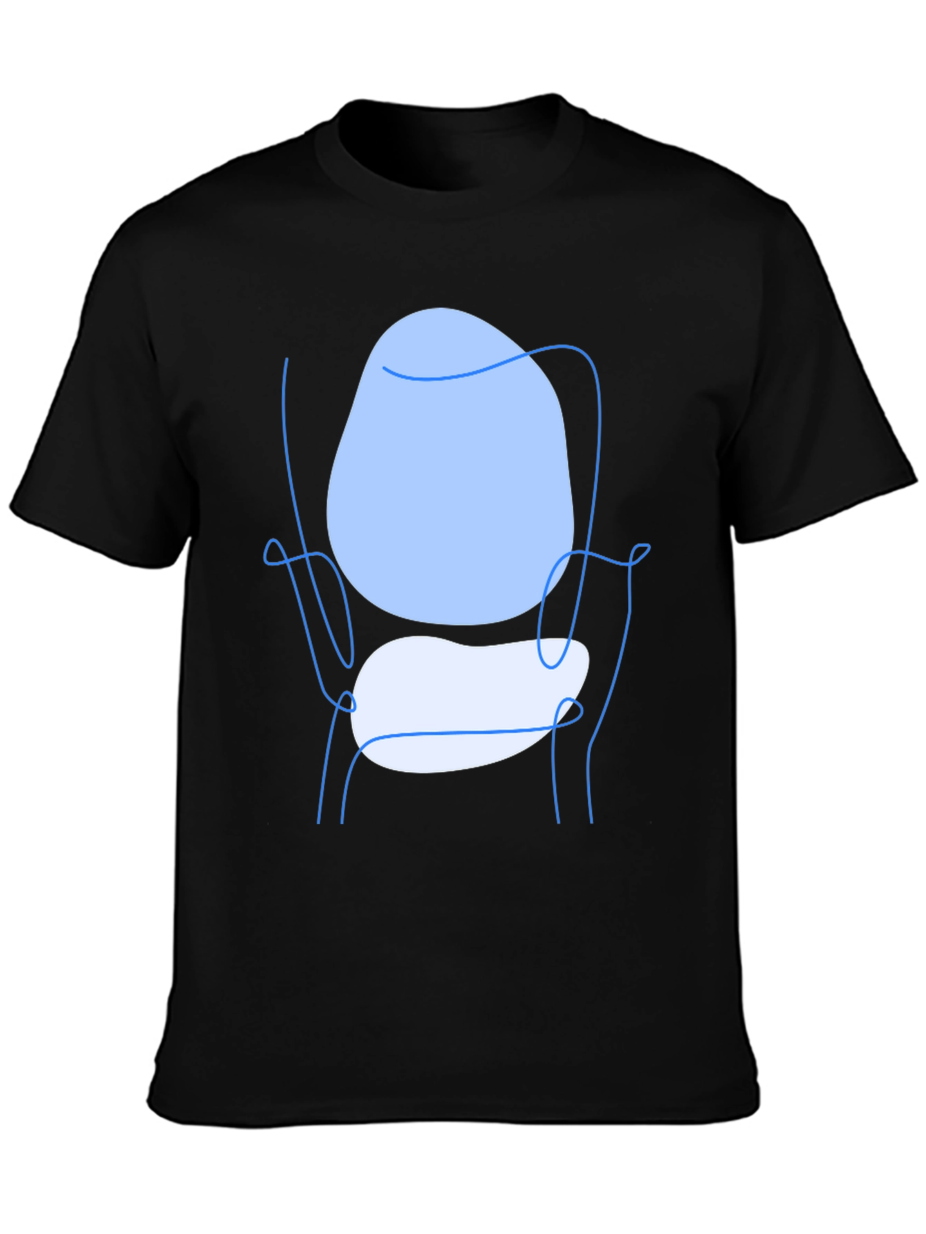Modern Art Tee - Abstract Chair Design