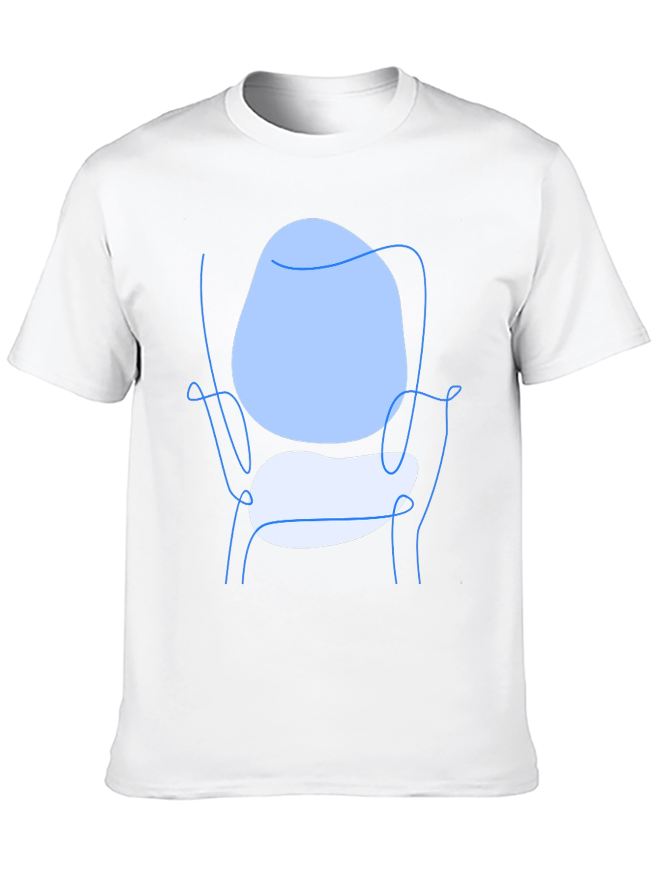 Modern Art Tee - Abstract Chair Design