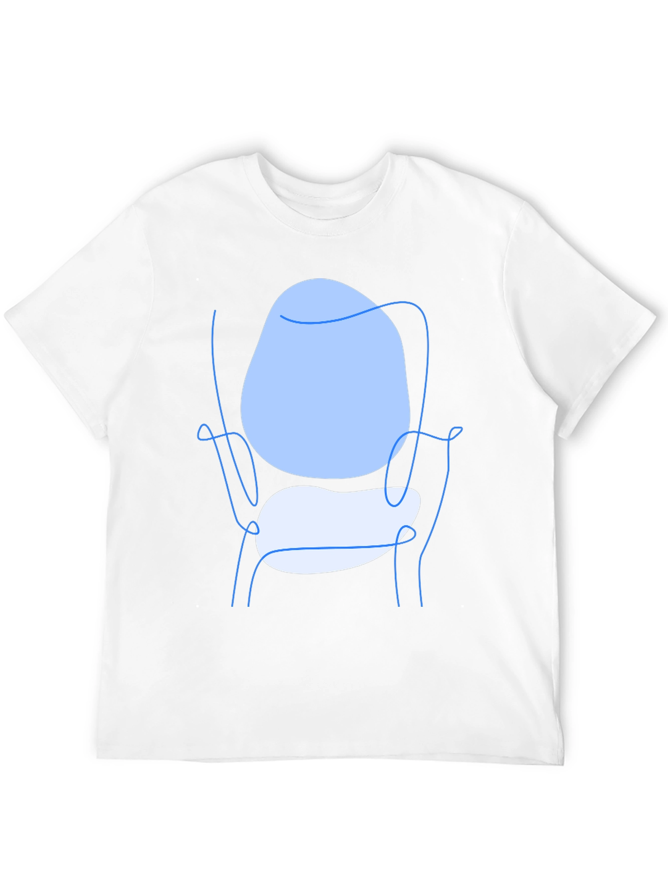Modern Art Tee - Abstract Chair Design