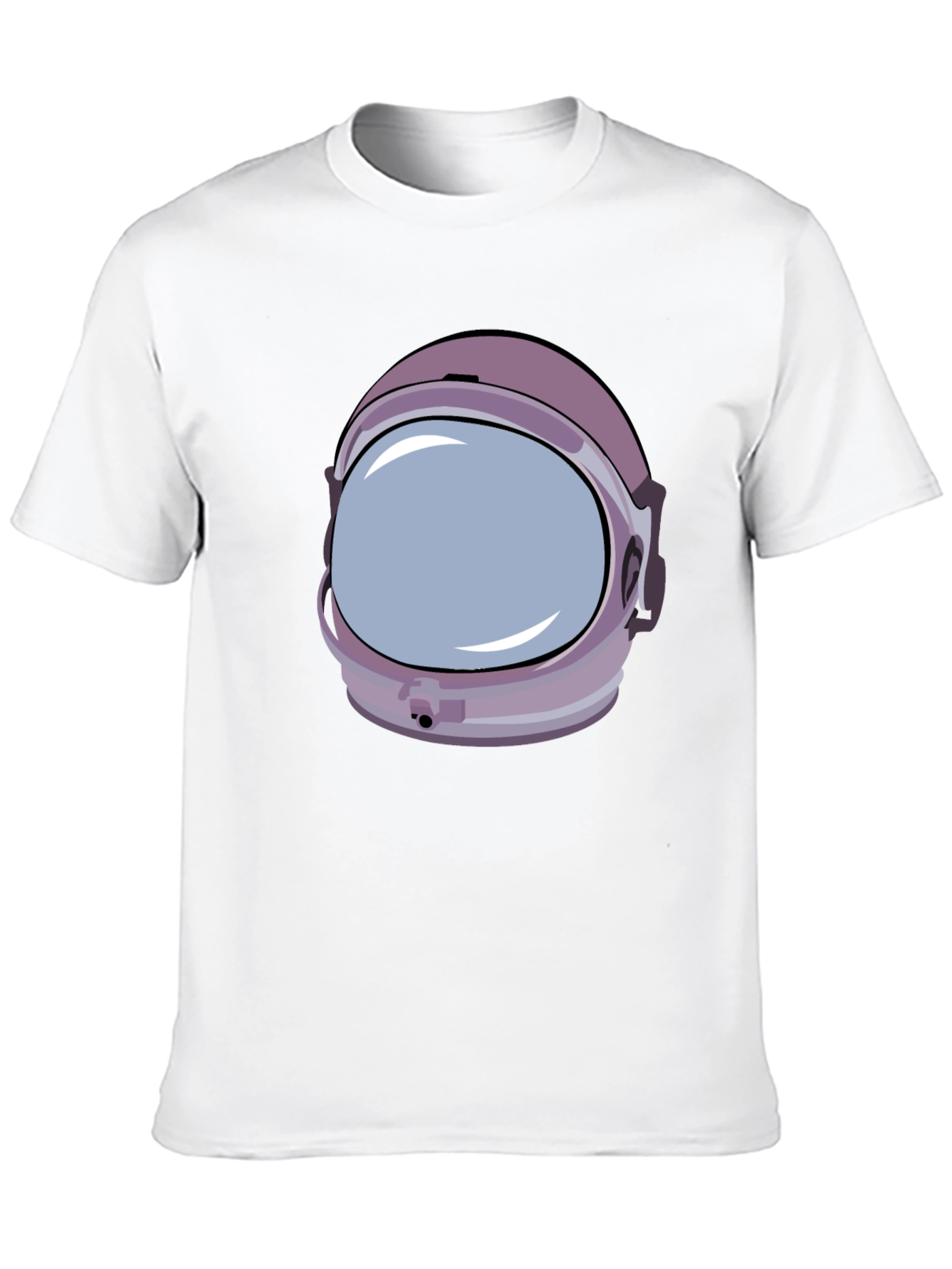 Retro Astronaut Helmet Graphic T-Shirt