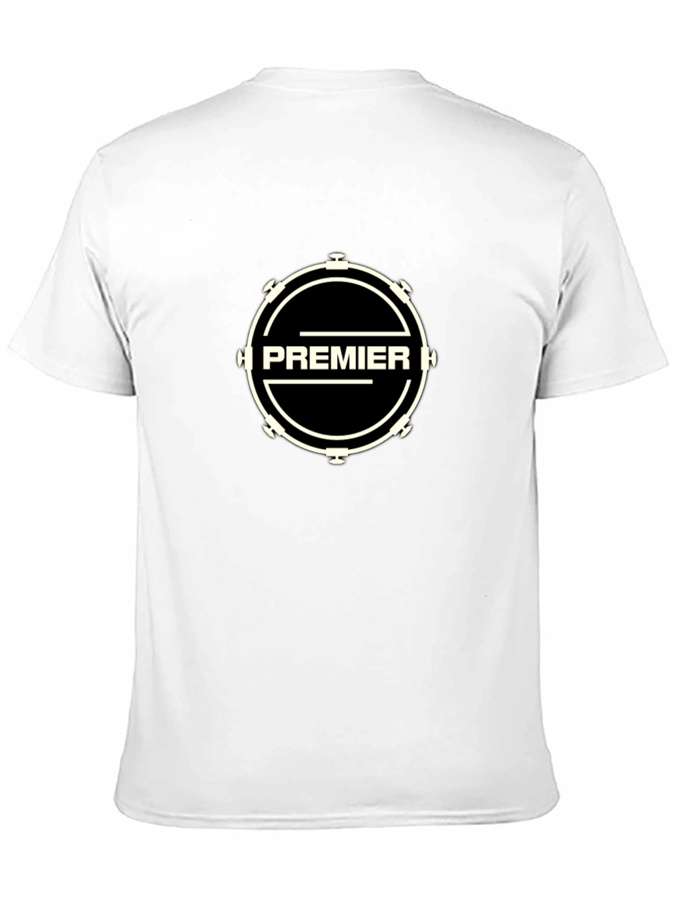 Premier Drum Logo Black T-Shirt - Music Band Tee