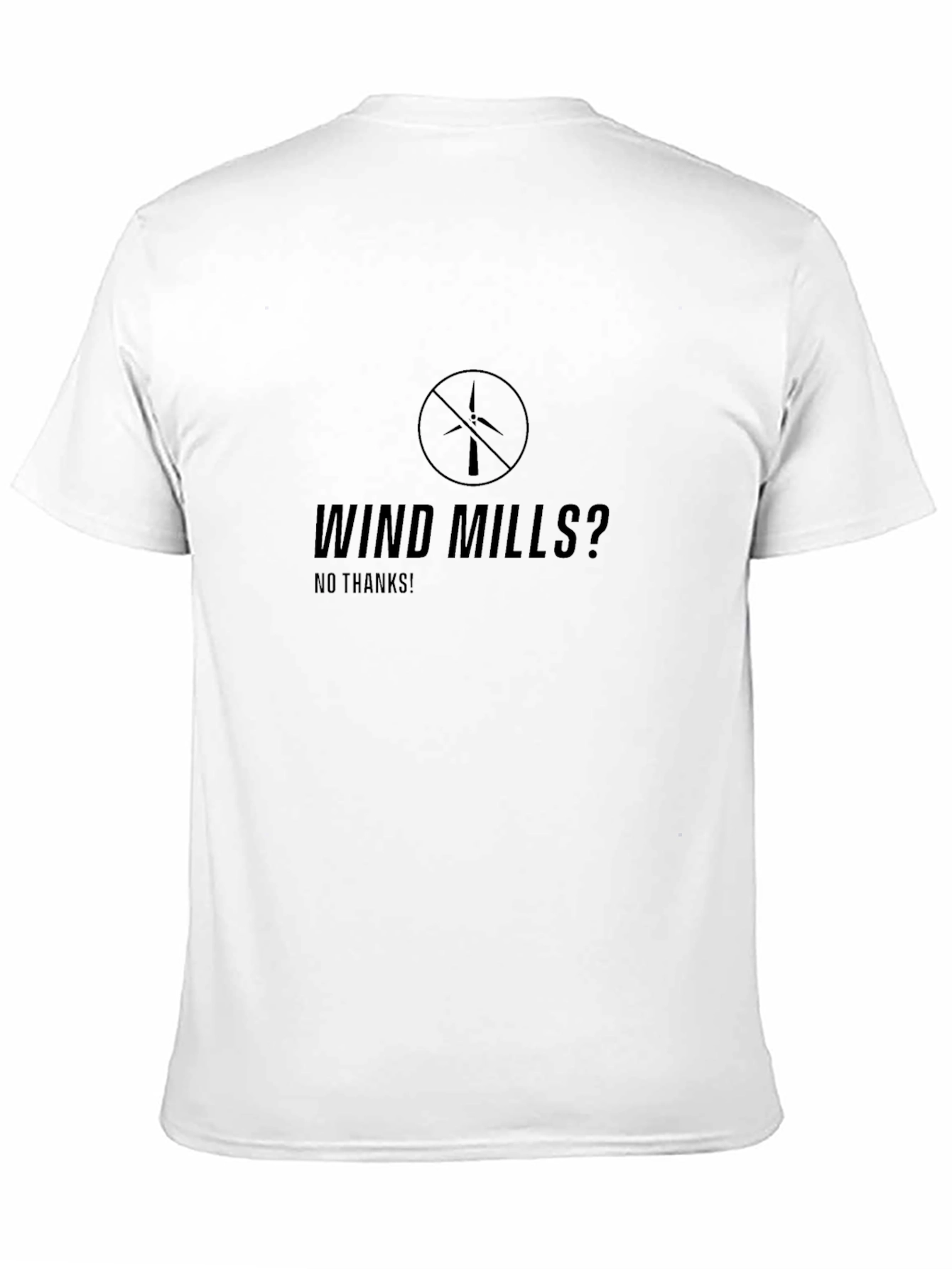 Anti-Windmill Statement T-Shirt - Protest Style