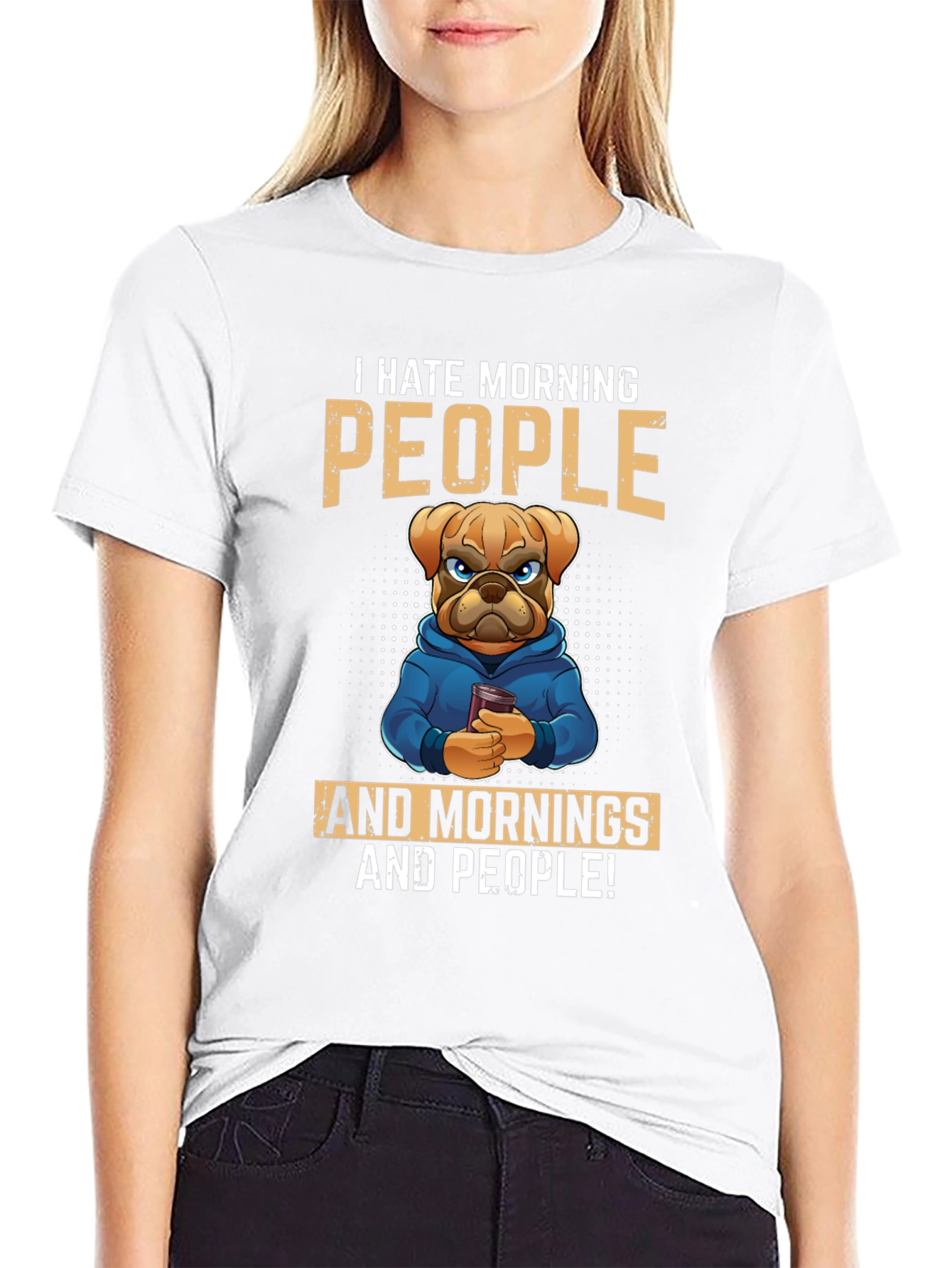 I Hate Morning People Graphic Tee