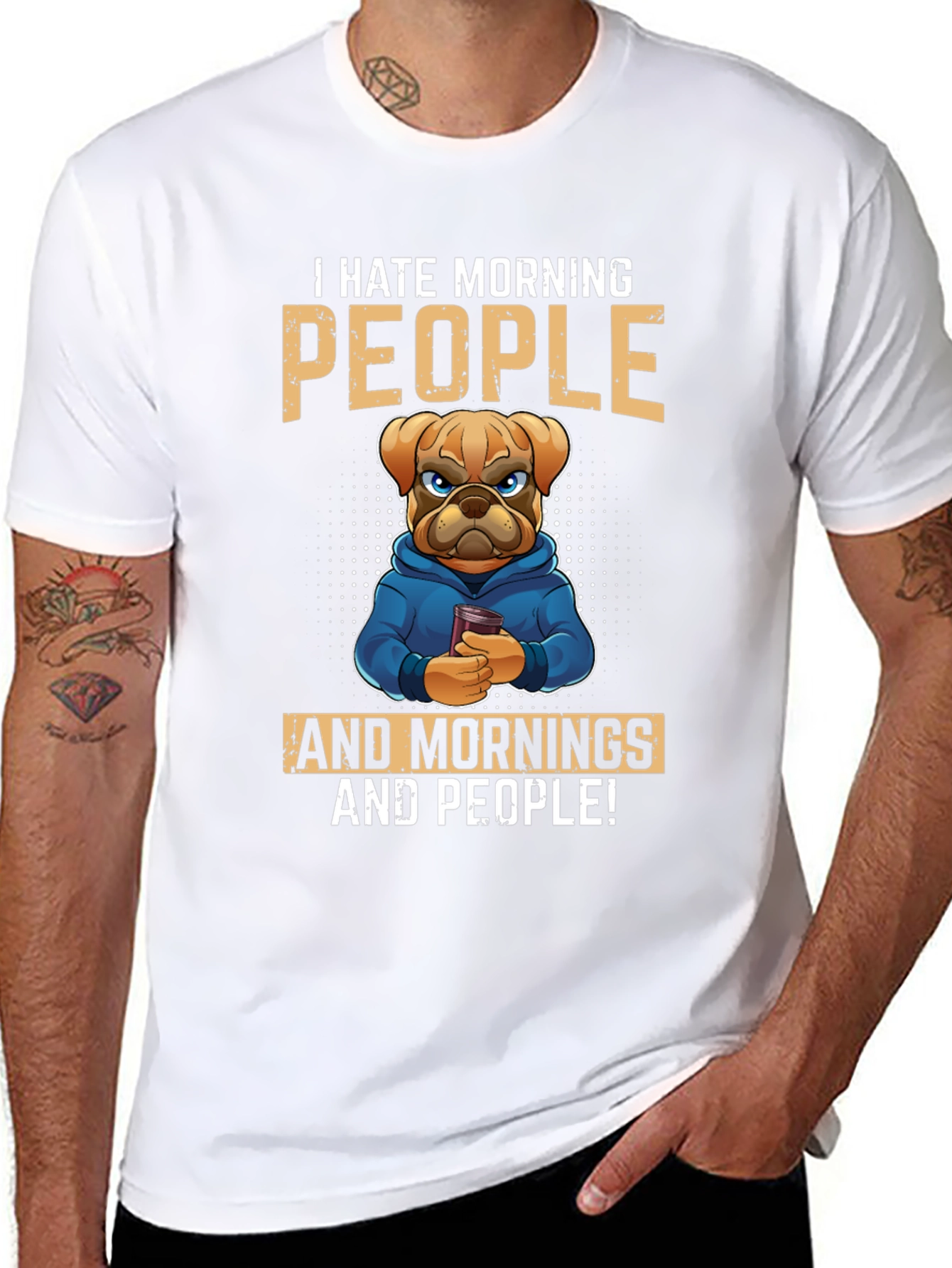 I Hate Morning People Graphic Tee