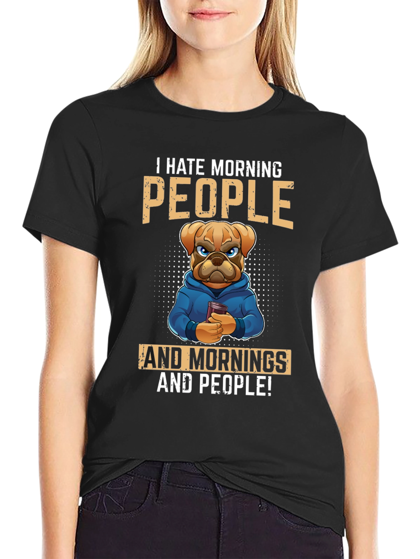 I Hate Morning People Graphic Tee