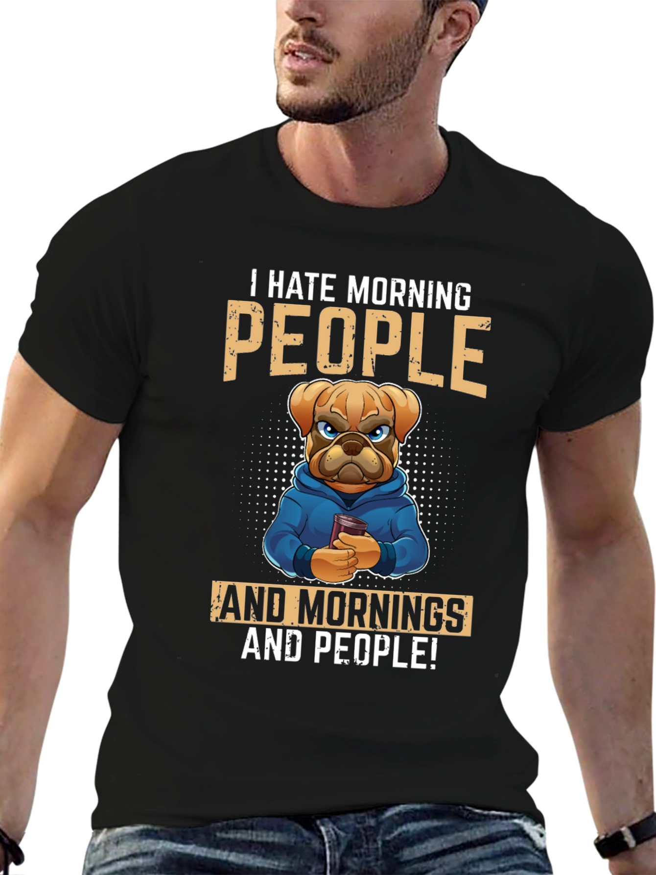 I Hate Morning People Graphic Tee