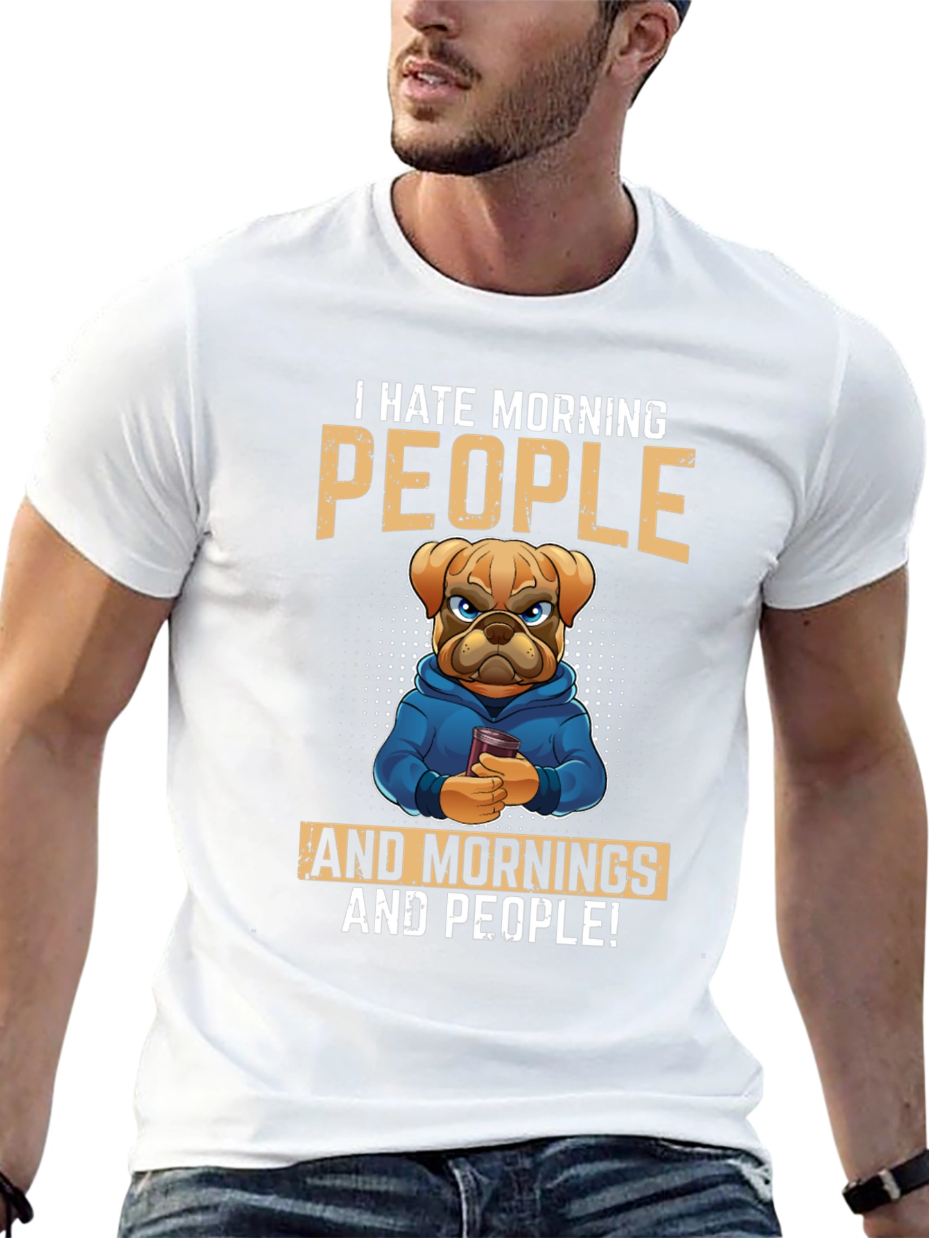 I Hate Morning People Graphic Tee