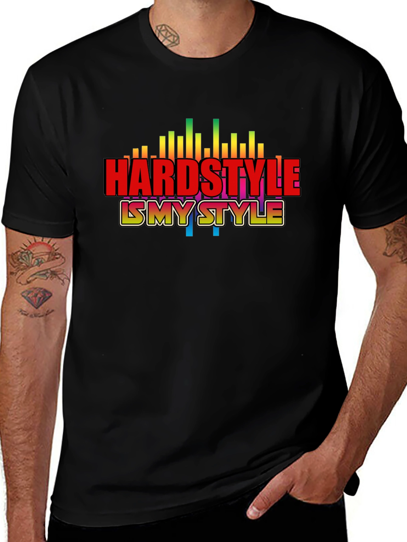 Hardstyle is My Style Graphic Tee - Black T-Shirt