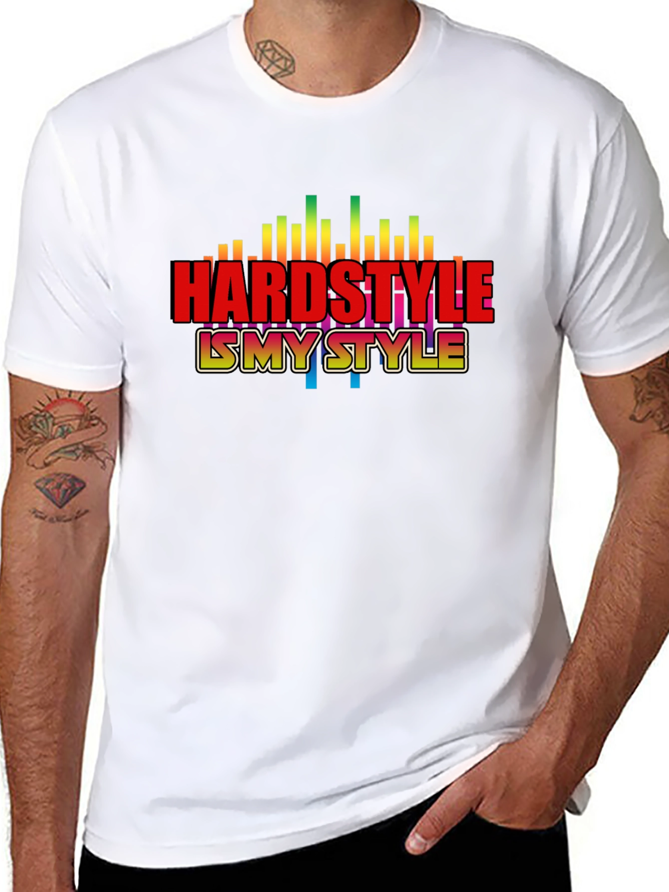 Hardstyle is My Style Graphic Tee - Black T-Shirt
