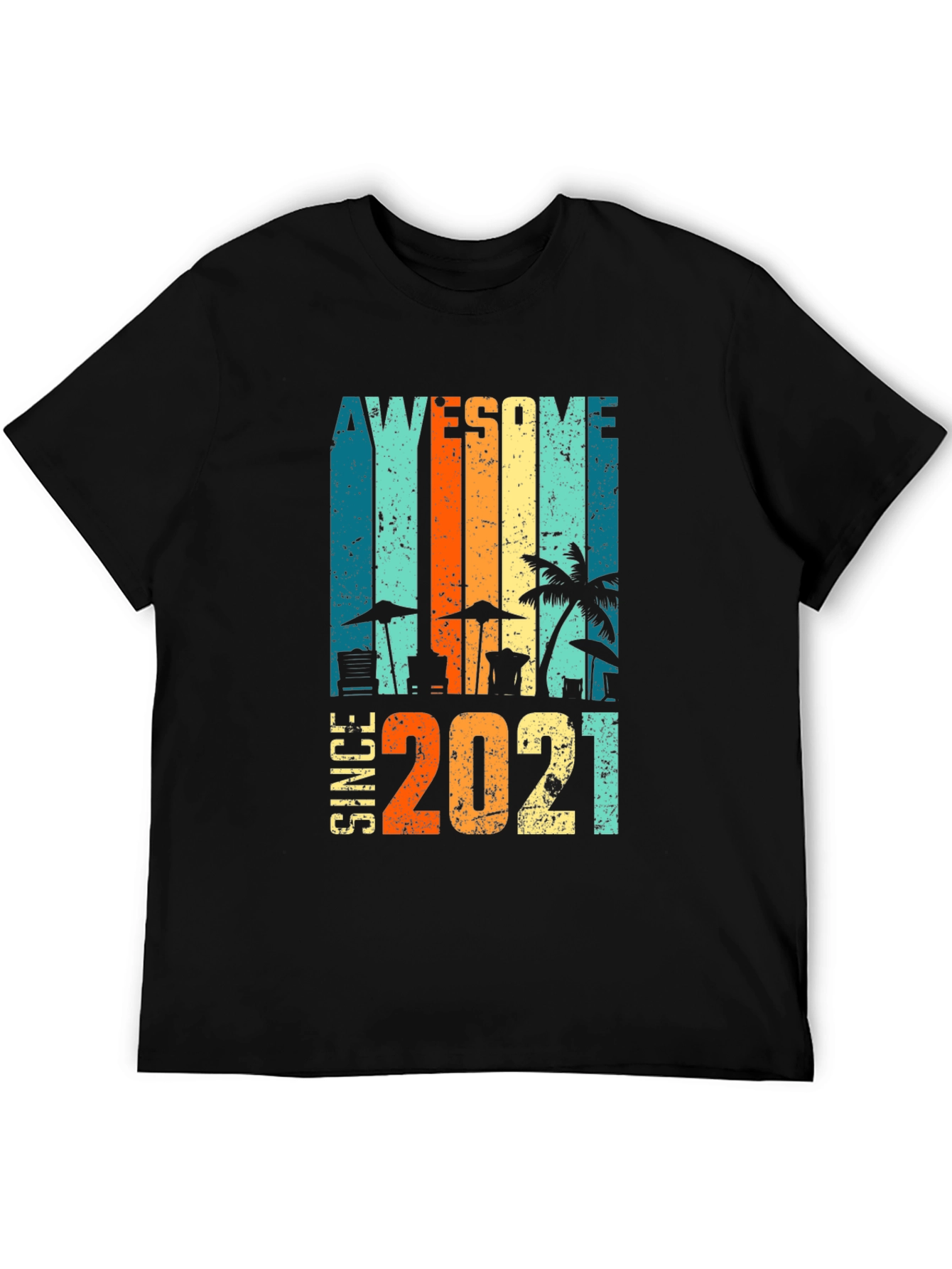 Awesome Since 2021 Beach T-Shirt