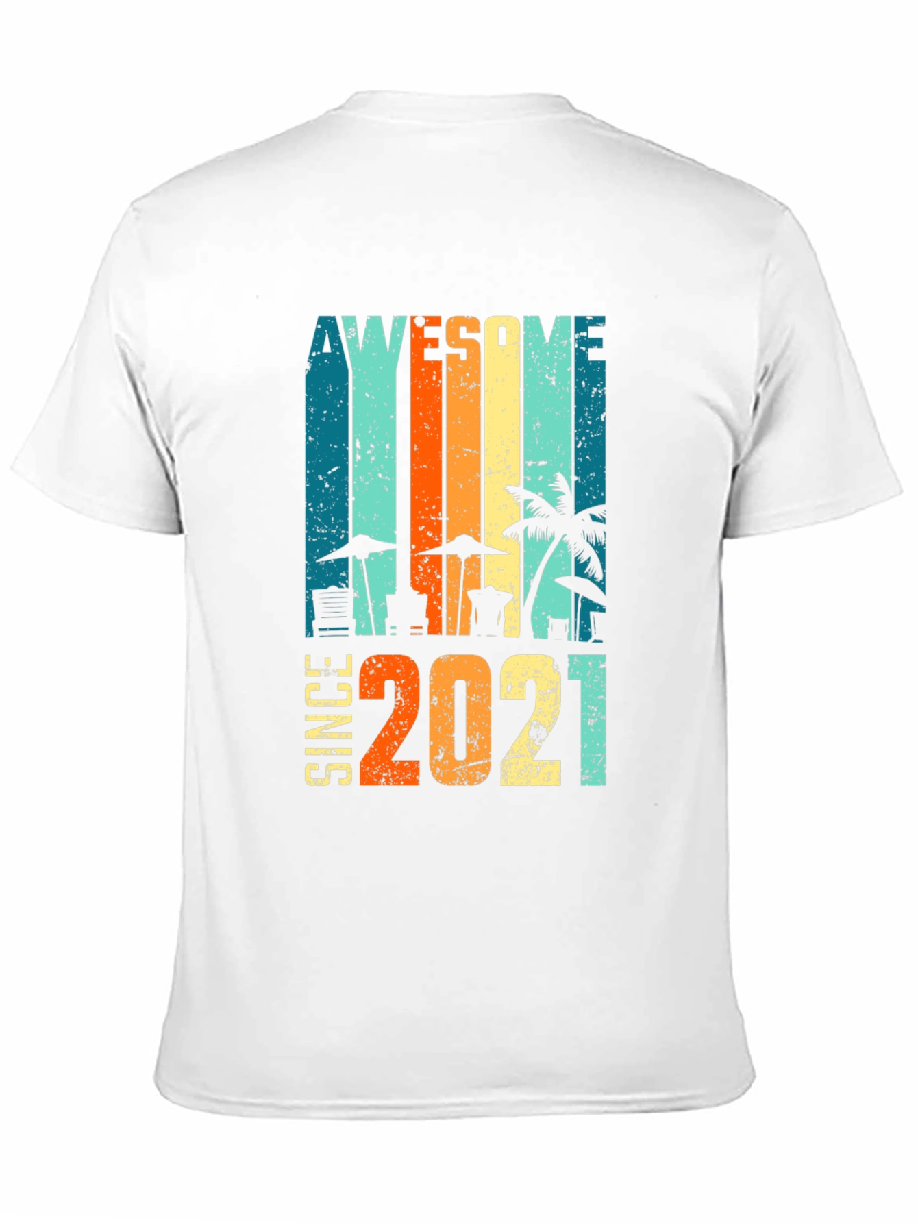 Awesome Since 2021 Beach T-Shirt