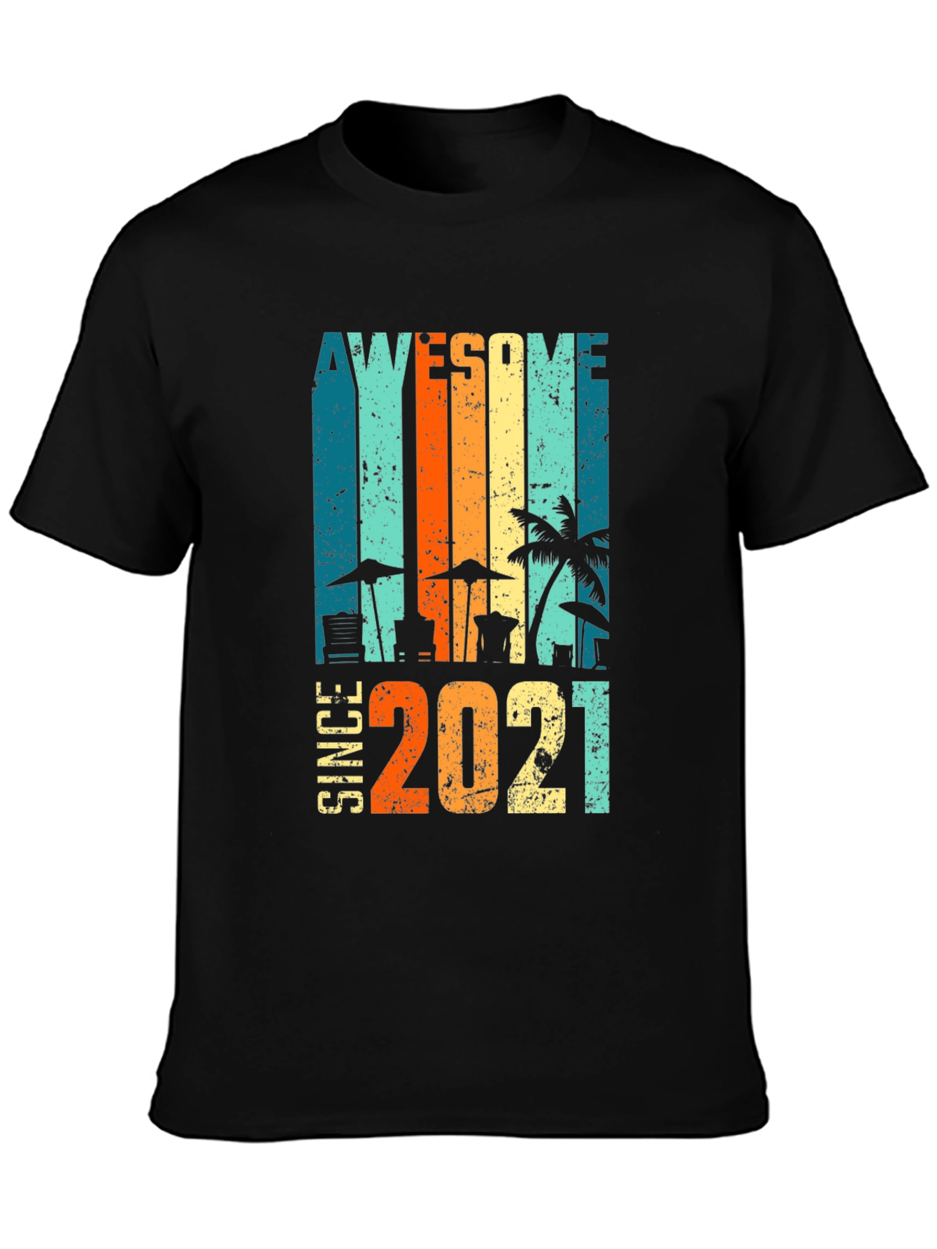 Awesome Since 2021 Beach T-Shirt