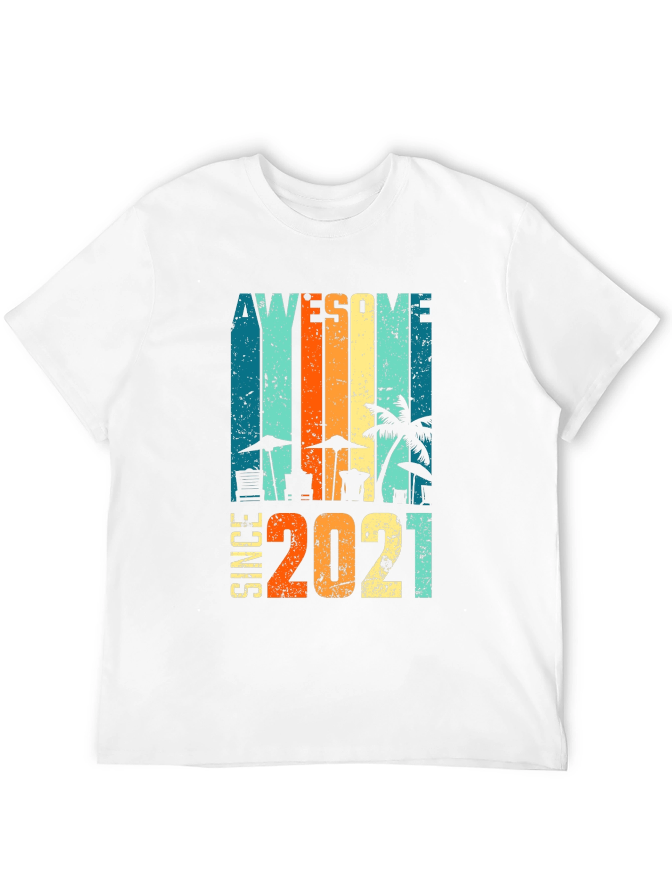 Awesome Since 2021 Beach T-Shirt